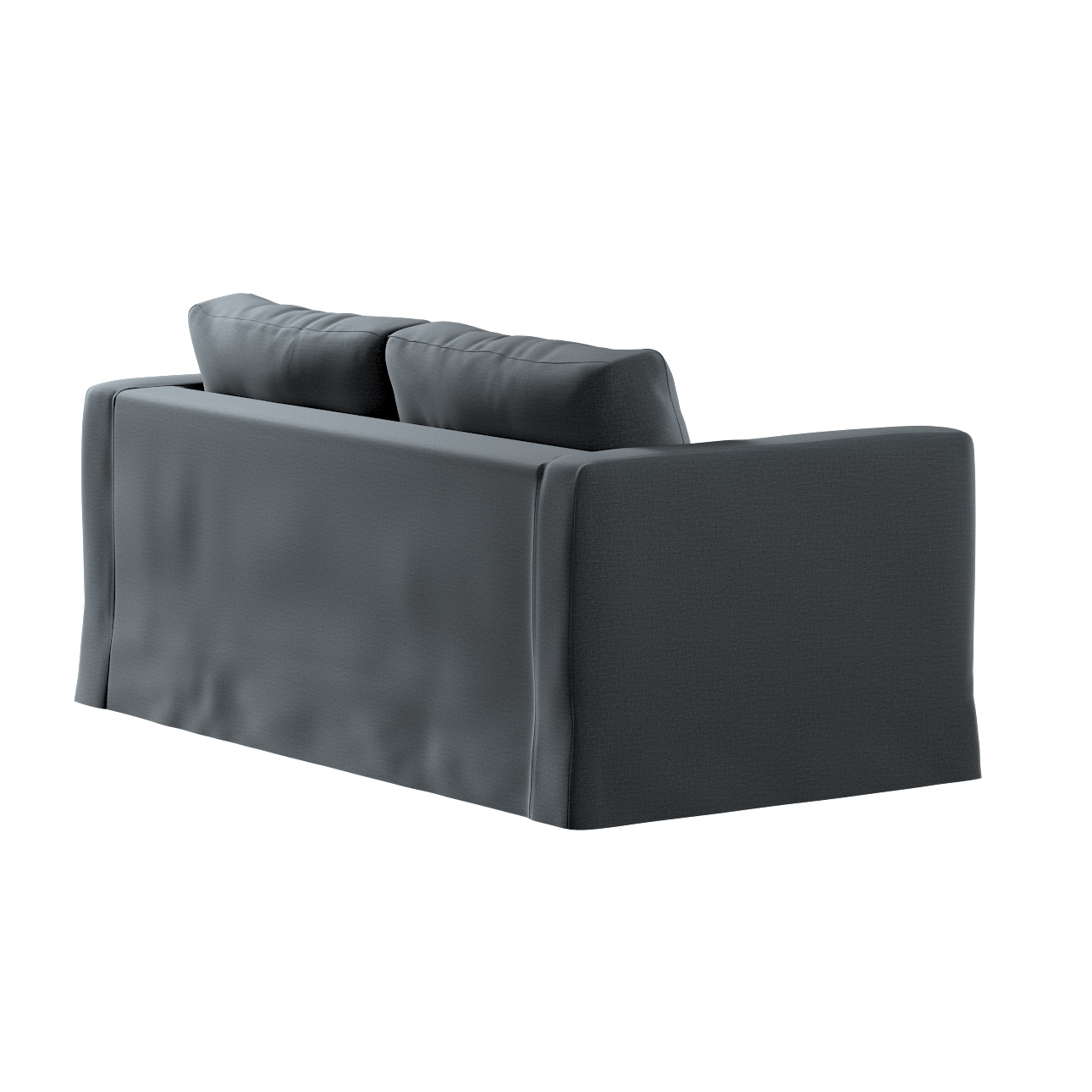 Bezug für Karlstad 2-Sitzer Sofa nicht ausklappbar, lang, graphite, Sofahus günstig online kaufen