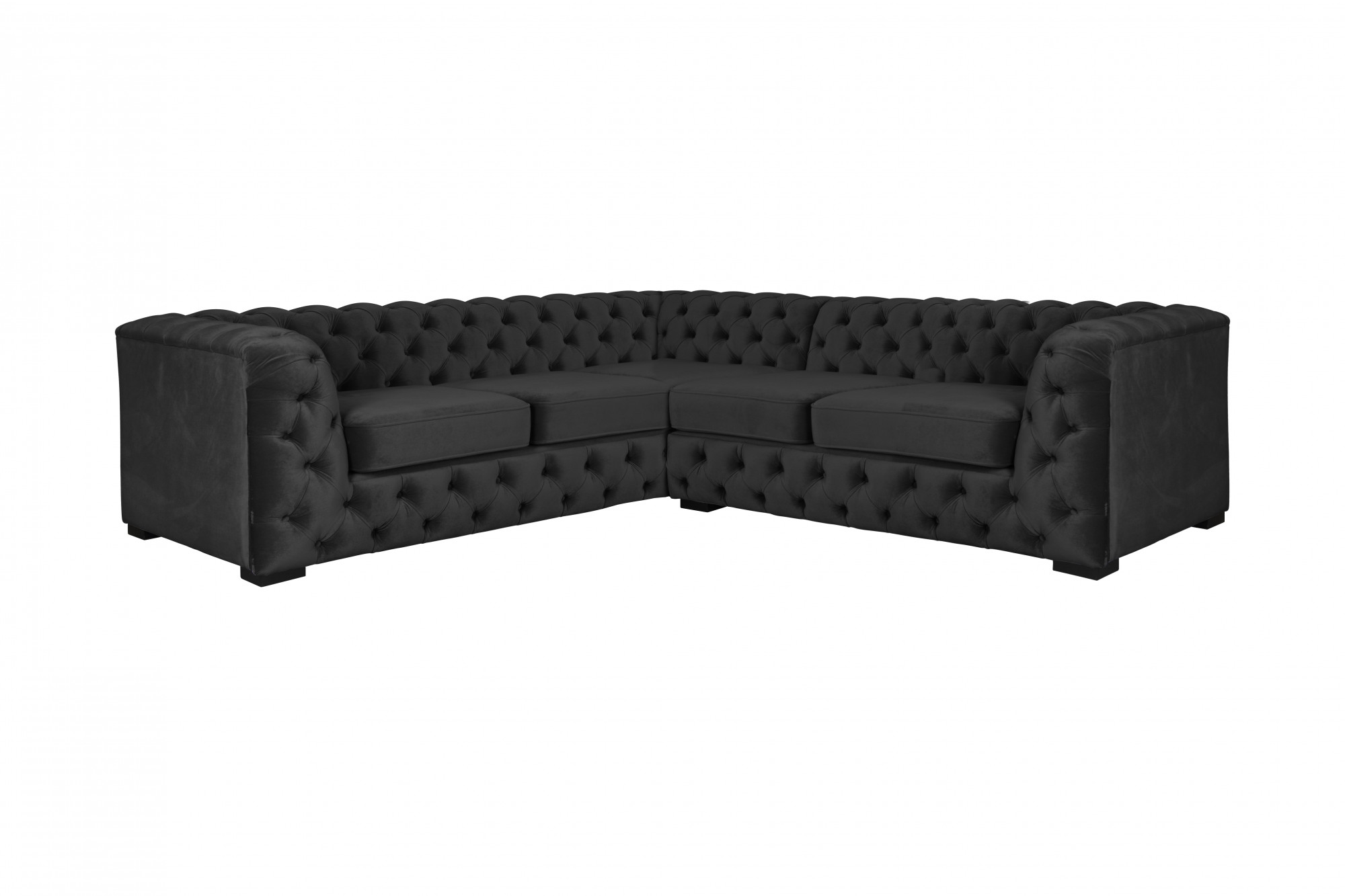 Home affaire Chesterfield-Sofa »KALINA L-Form«, hochwertige Chesterfield-Au günstig online kaufen
