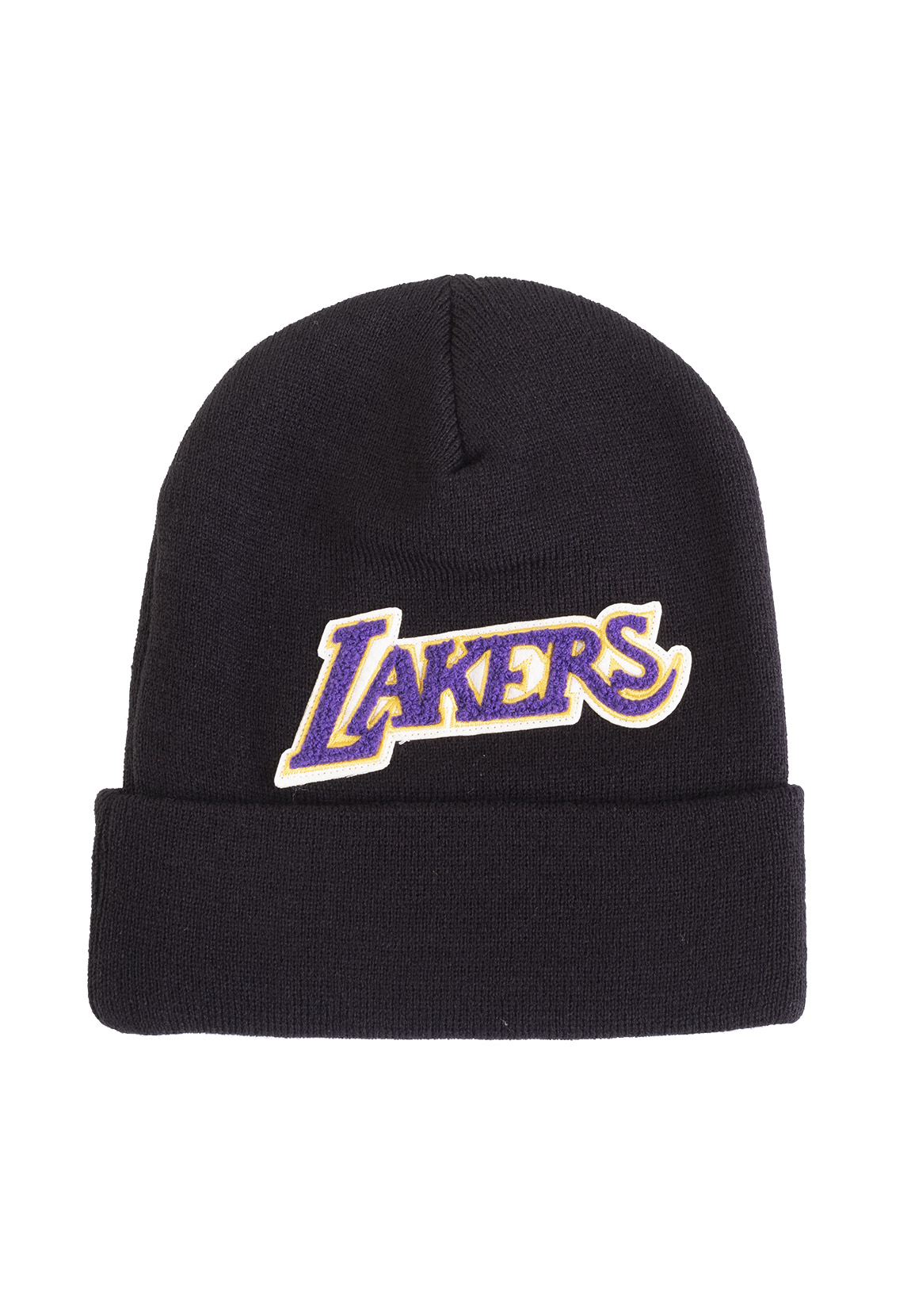 Mitchell & Ness Beanie Chenille Logo Cuff LA LAKERS Schwarz günstig online kaufen