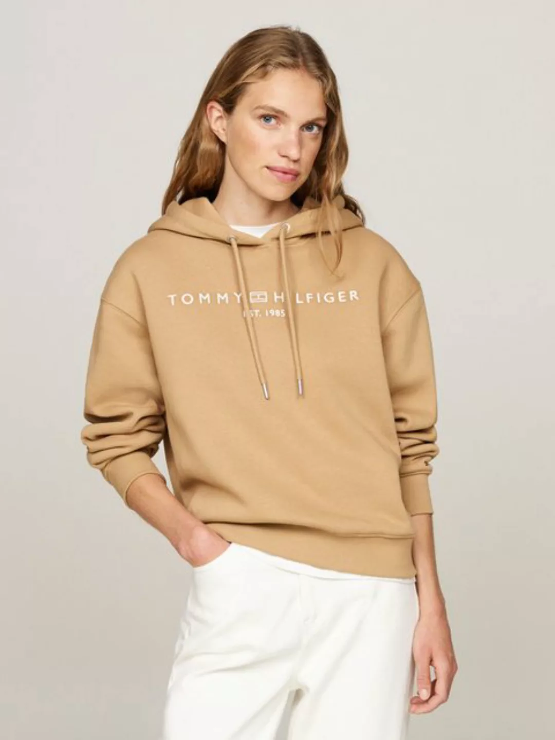 Tommy Hilfiger Kapuzensweatshirt MDRN REG CORP LOGO HOODIE mit gesticktem L günstig online kaufen