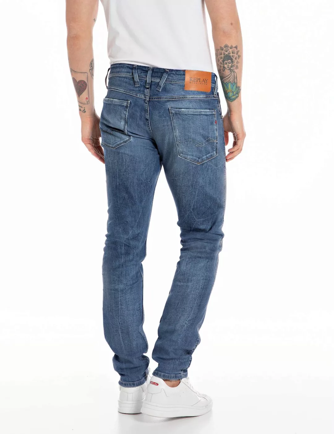 Replay Slim-fit-Jeans Anbass günstig online kaufen