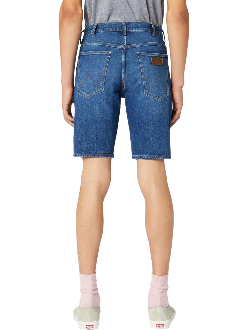 Wrangler Herren 5 Pocket Short - Grau - Top Dog günstig online kaufen