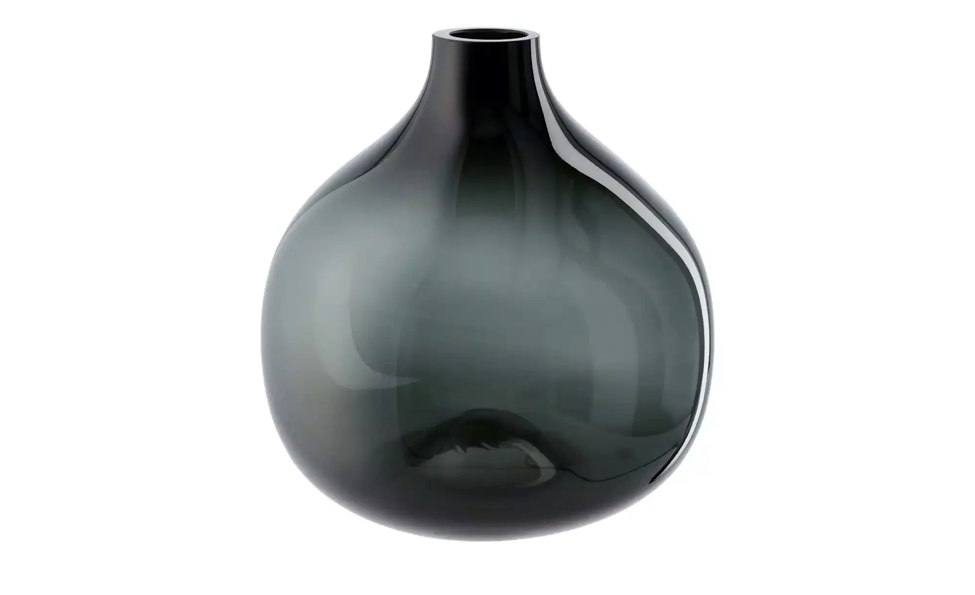 Peill+Putzler Vase   ¦ grau ¦ Glas ¦ Maße (cm): H: 26  Ø: 24 Accessoires > günstig online kaufen