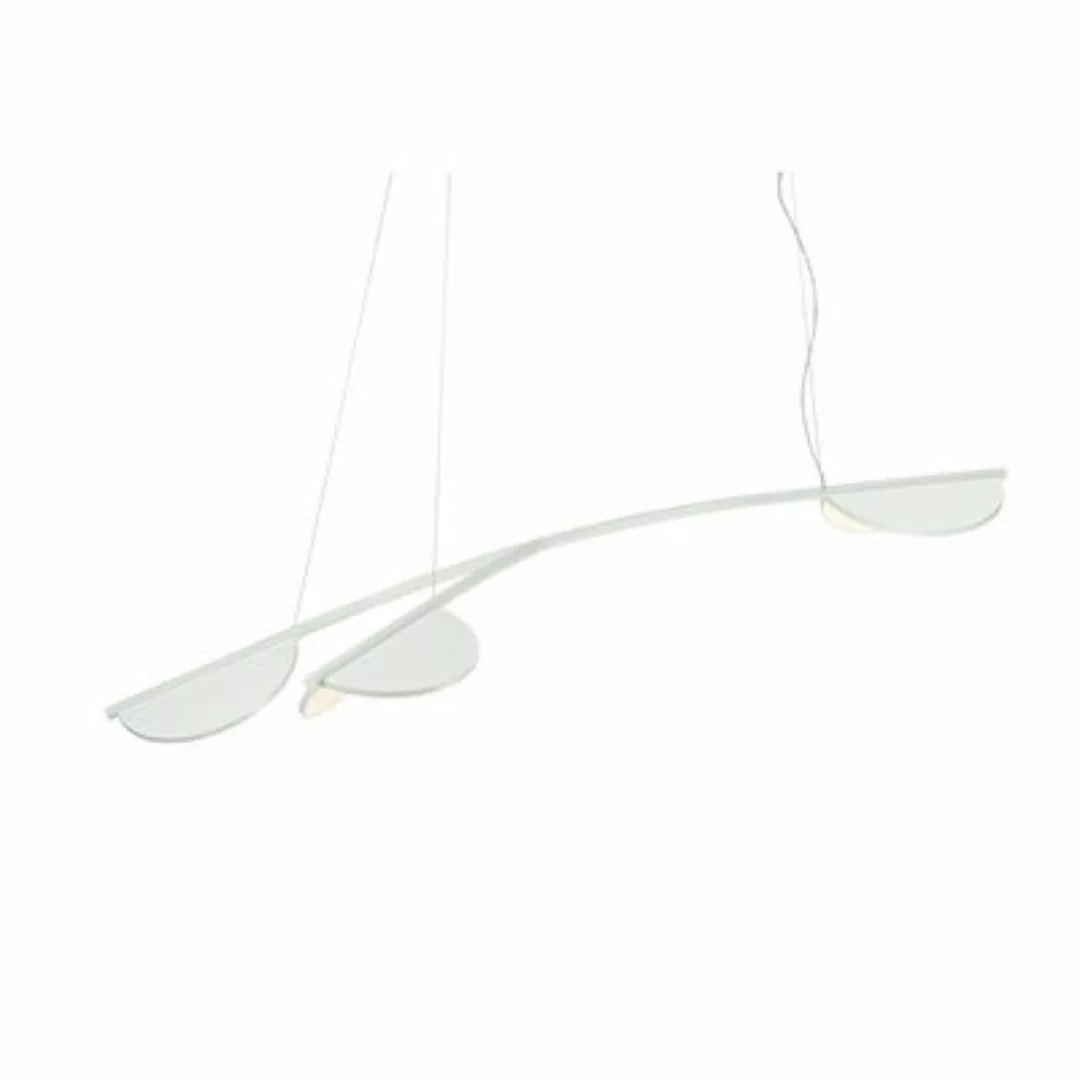 Pendelleuchte Almendra Organic S3 Y Long metall weiß / LED - L 186,23 cm / günstig online kaufen