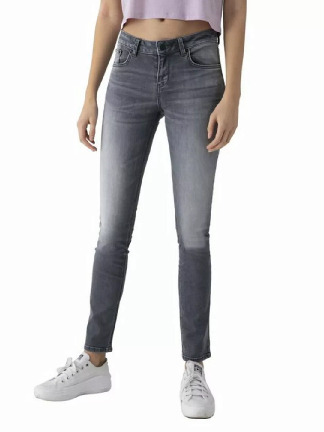 LTB Damen Jeans ASPEN Y Slim Fit - Grau - Grey Fall Undamaged Wash günstig online kaufen