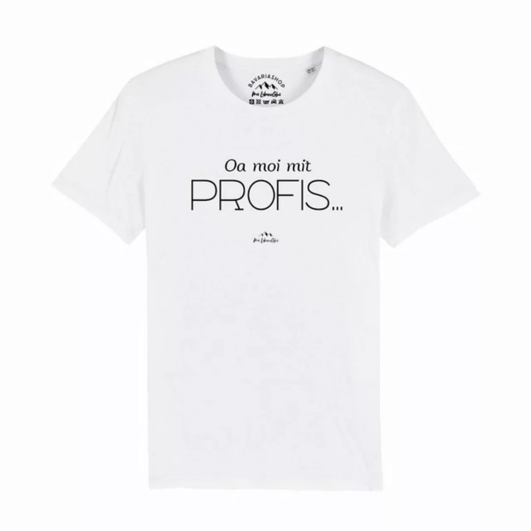 Bavariashop T-Shirt Herren T-Shirt "Oa moi mit Profis! günstig online kaufen