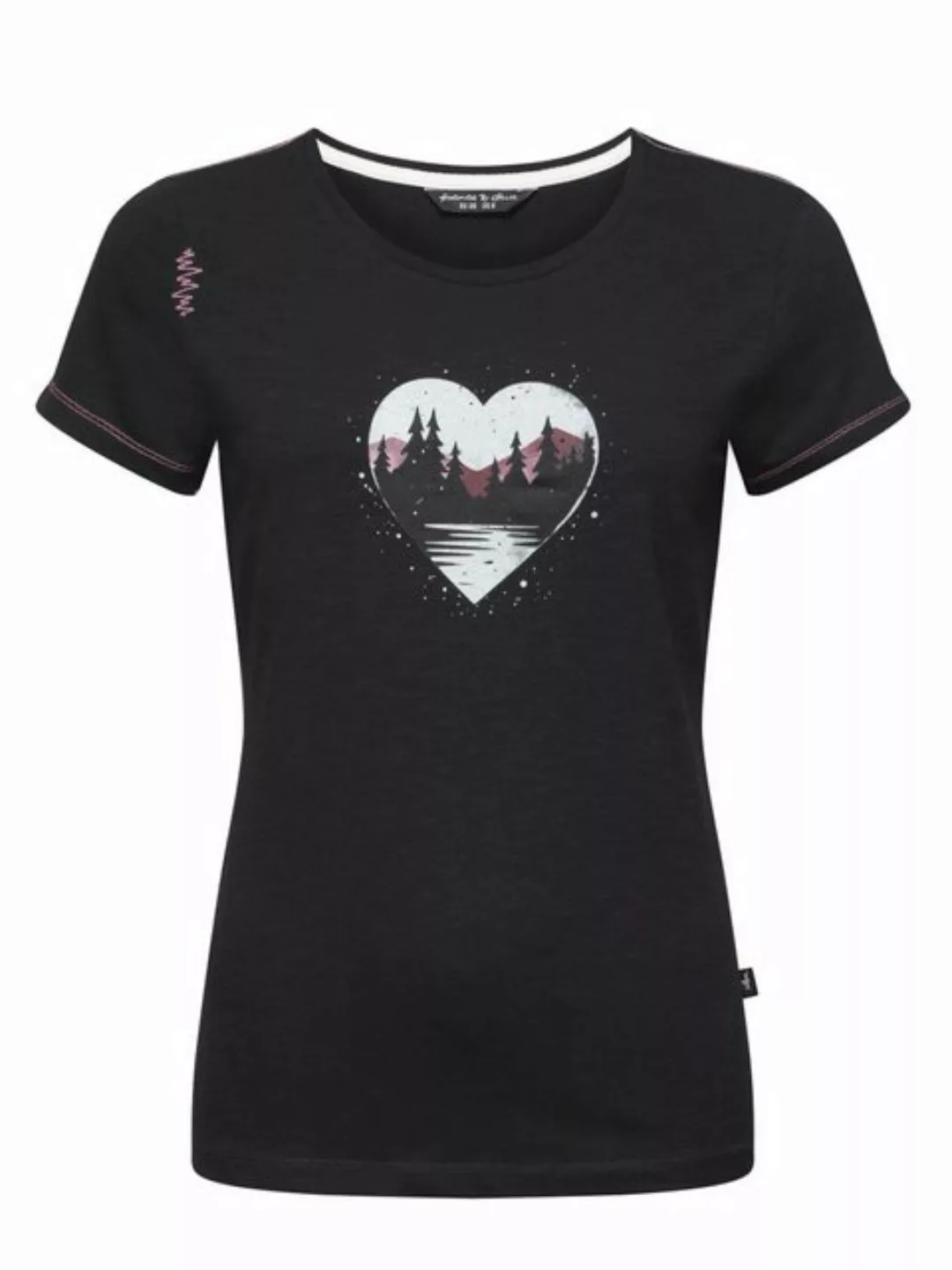 Chillaz Kurzarmshirt Chillaz W Gandia Mountain Heart T-shirt Damen günstig online kaufen