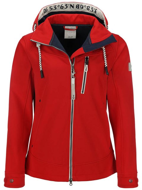 Dry Fashion Softshelljacke Damen Jacke Hiddensee - Outdoor-Jacke Softshell günstig online kaufen