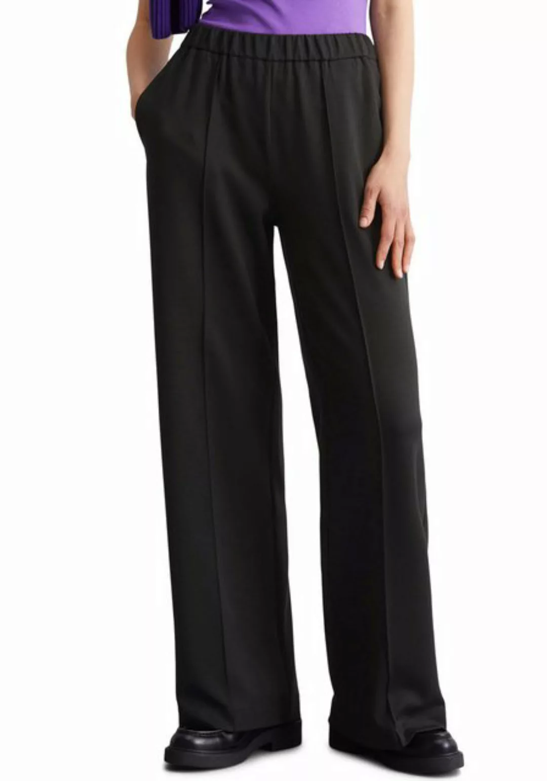 Marc O'Polo DENIM Marlene-Hose Drapy Wide Leg Jogger mit elastischem Taille günstig online kaufen