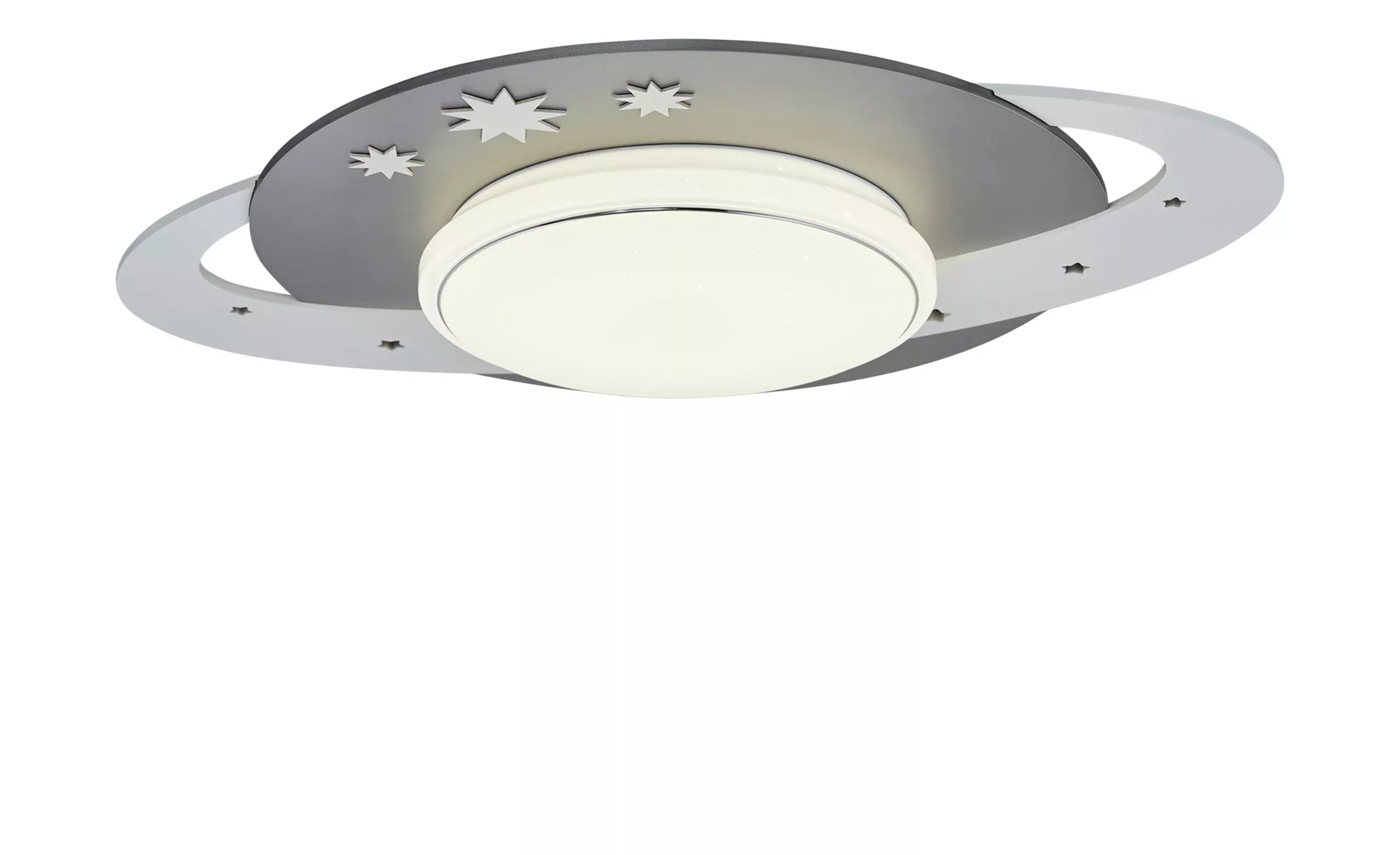 LED-Deckenleuchte ´Saturn´   ¦ grau ¦ Maße (cm): B: 50 T: 20.0 Lampen & Leu günstig online kaufen