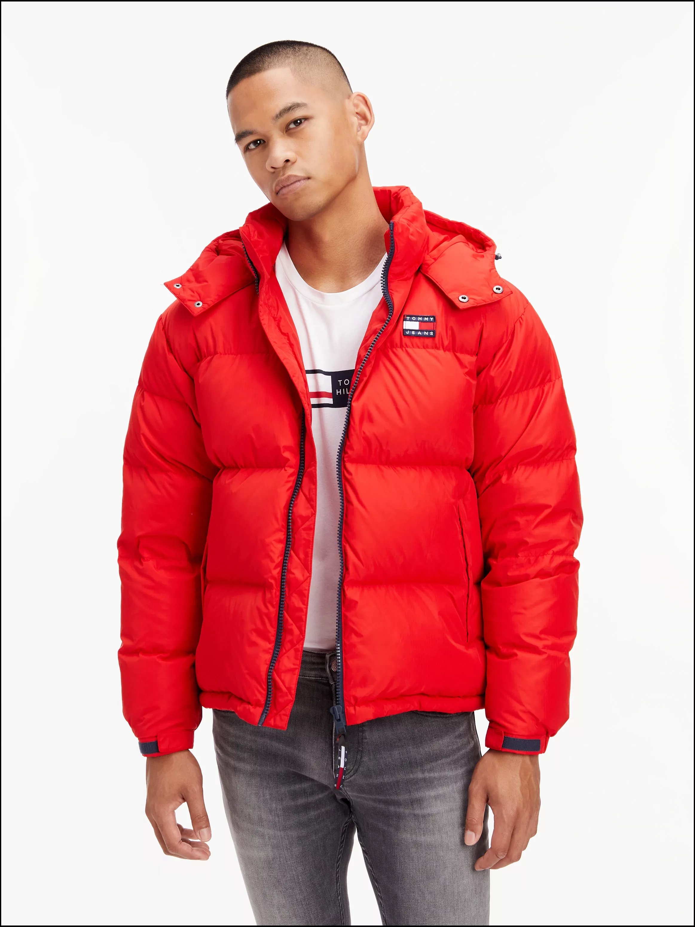 Tommy Jeans Steppjacke "TJM ALASKA PUFFER", mit Kapuze günstig online kaufen