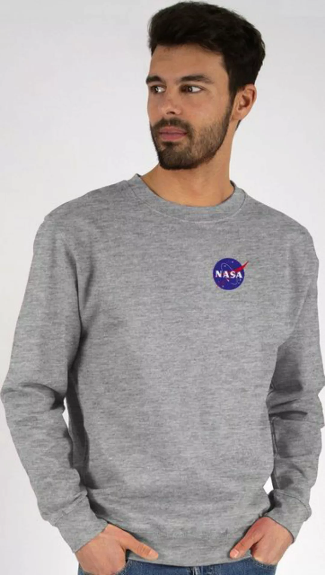 Shirtracer Sweatshirt NASA Logo Space X Merchandise Weltraum (1-tlg) Weltal günstig online kaufen