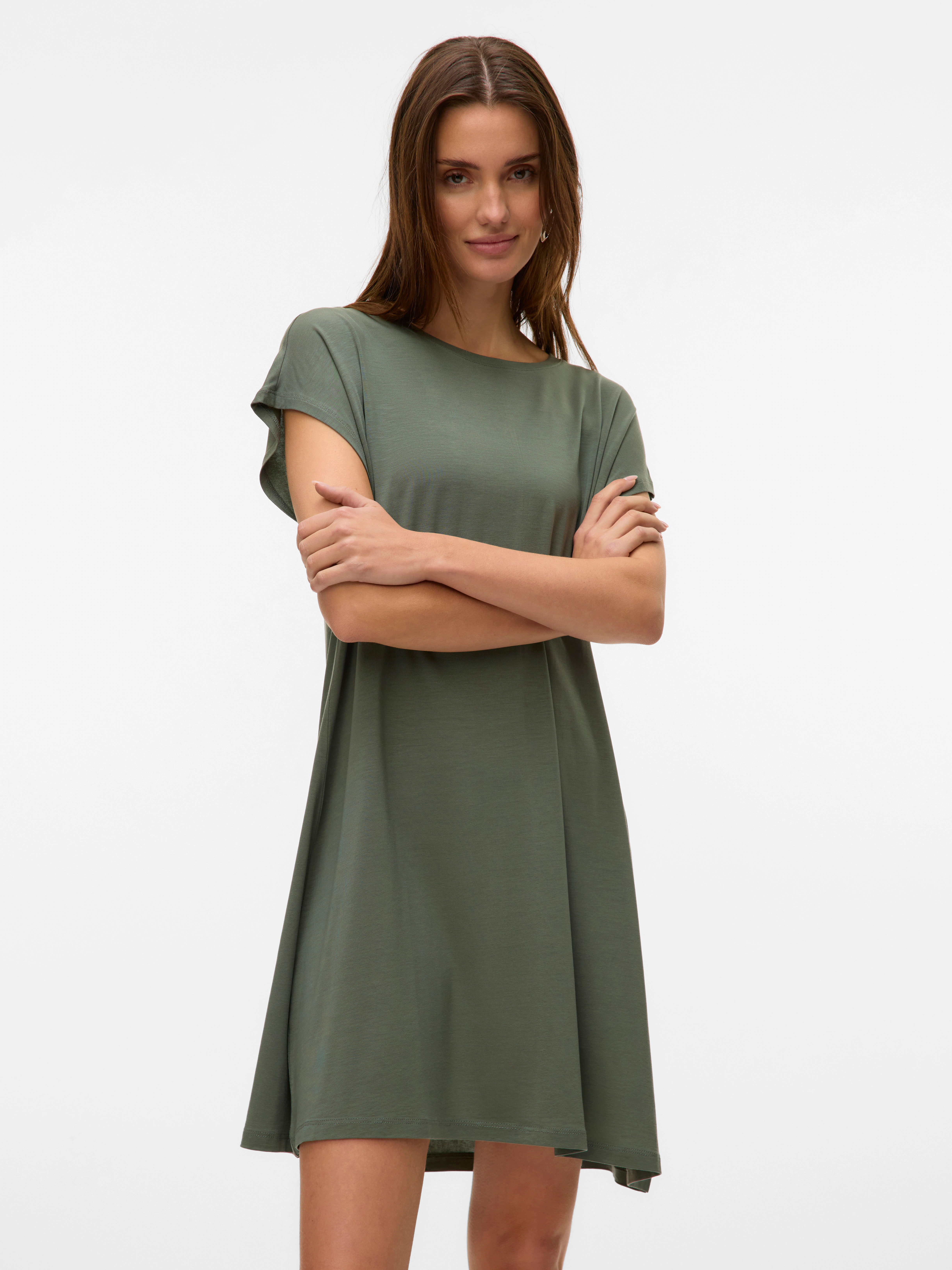 Vero Moda Minikleid "VMAVA SL KNEE DRESS JRS NOOS" günstig online kaufen