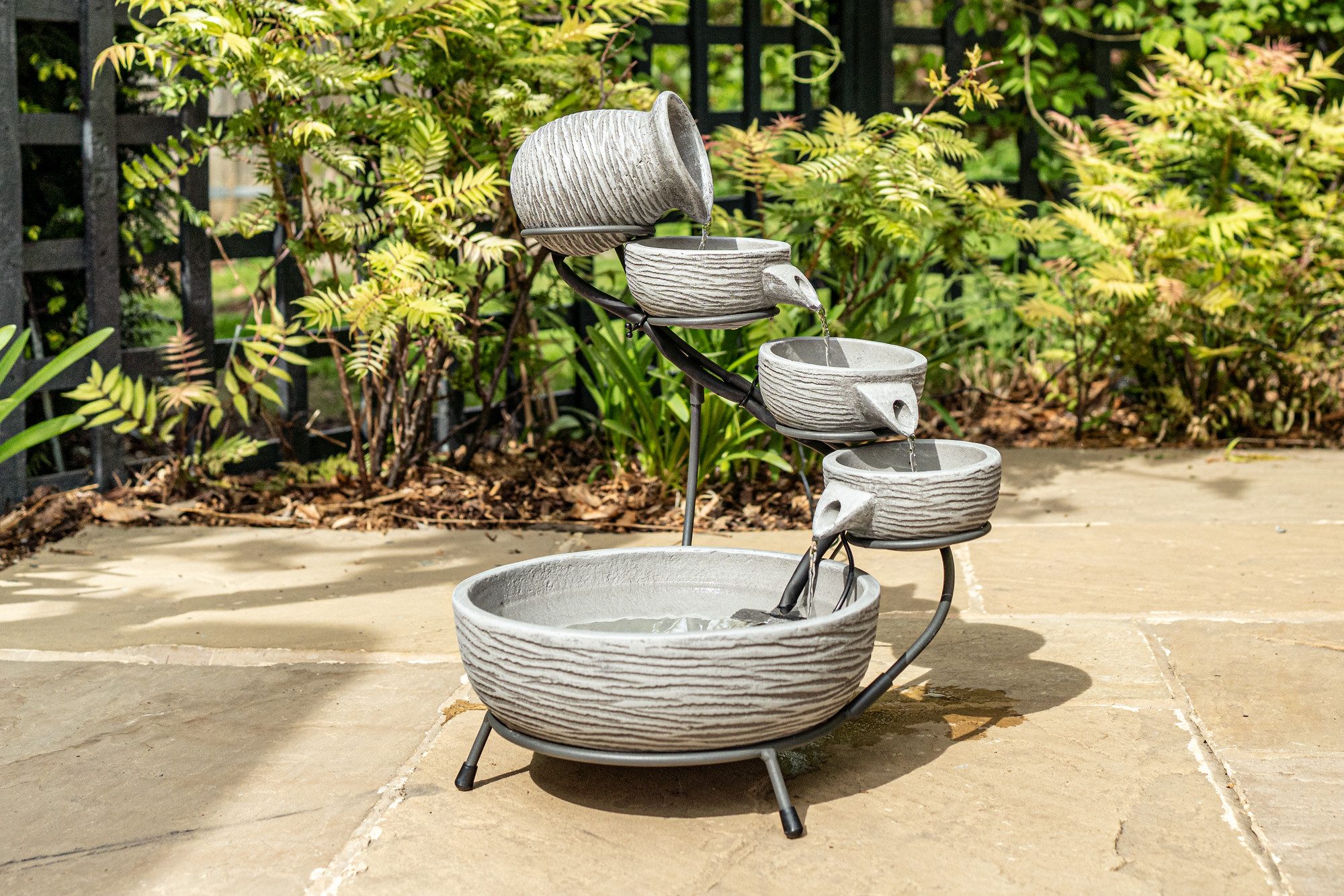Smart Garden Wasserspiel Solar-Wasserspiel Kaskade Poseidon günstig online kaufen