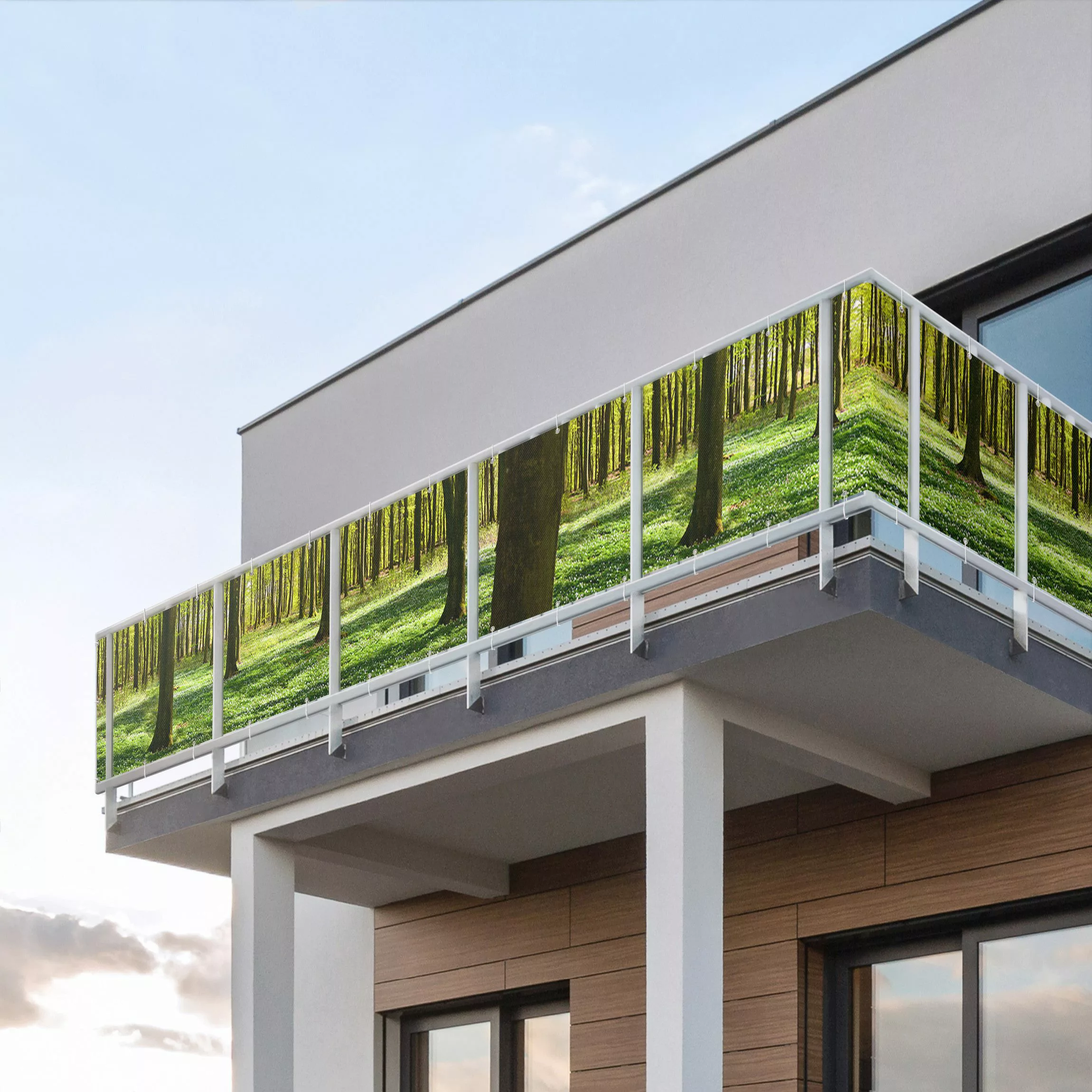 Balkon Sichtschutz Waldwiese II günstig online kaufen