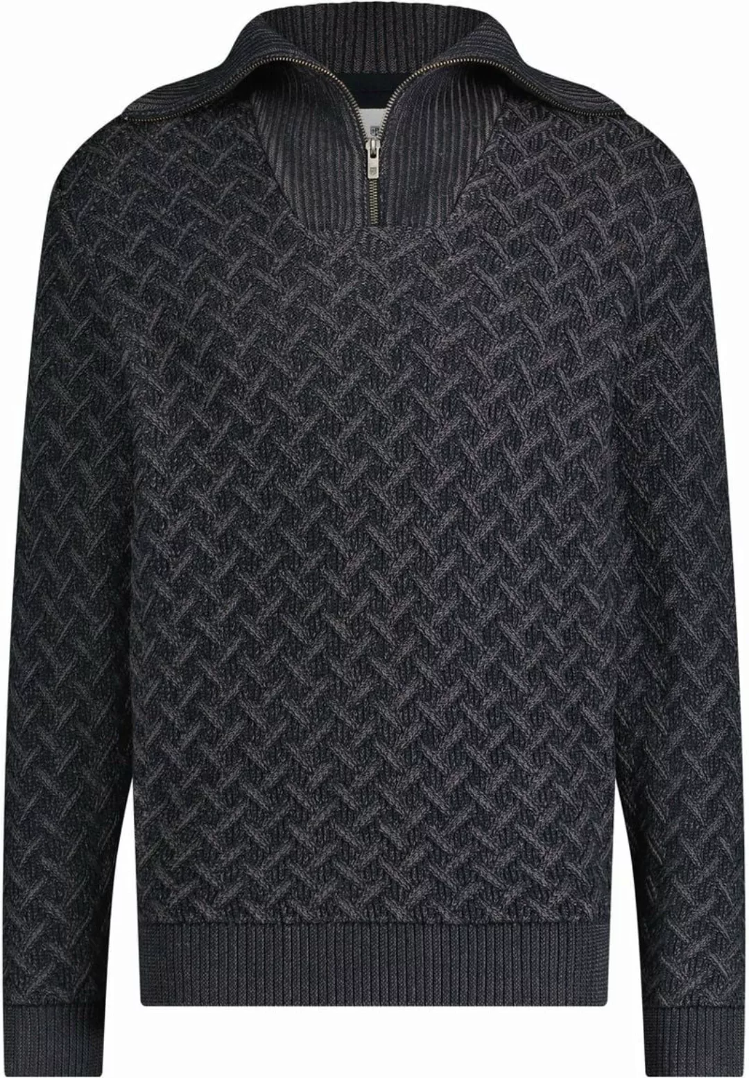 State Of Art Halfzip Pullover Melange Navyblau - Größe XL günstig online kaufen