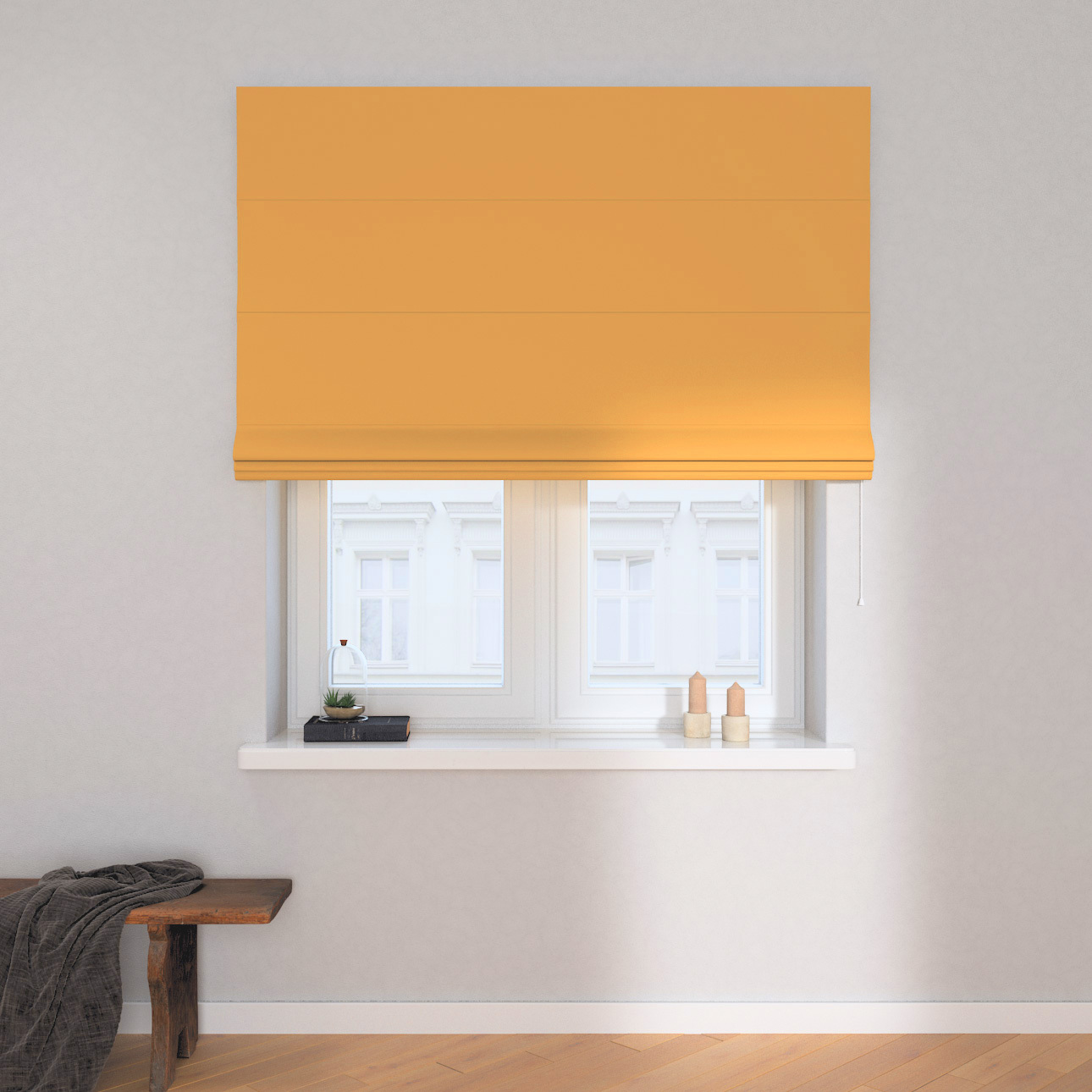 Dekoria Raffrollo Capri, honiggelb, 110 x 150 cm günstig online kaufen