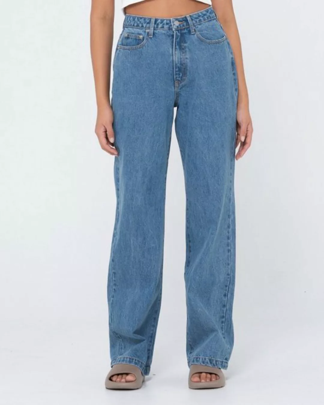 Rusty Weite Jeans HIGH BAGGY JEAN - Sea Blue günstig online kaufen