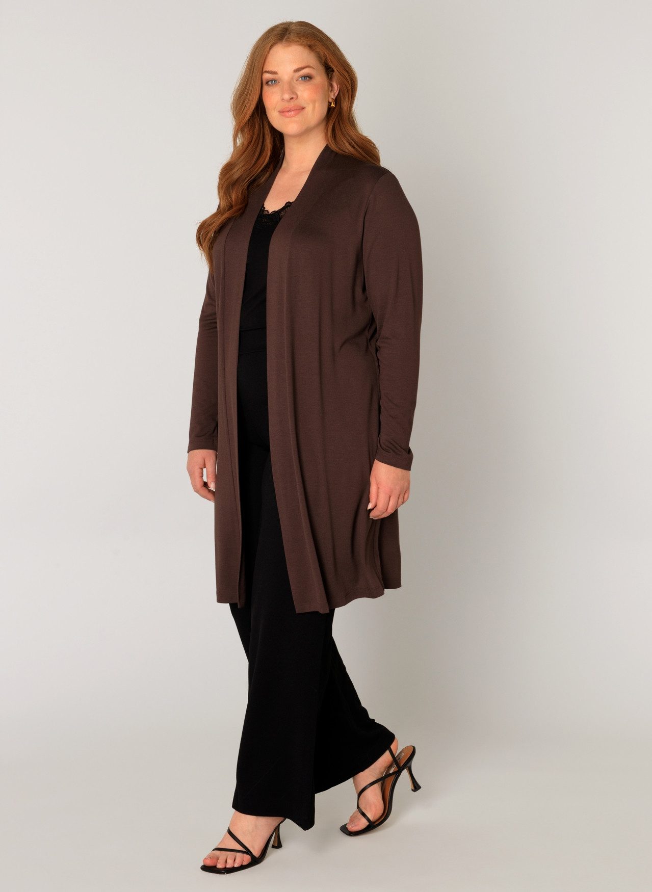 Base Level Curvy Longstrickjacke Ayla Long günstig online kaufen