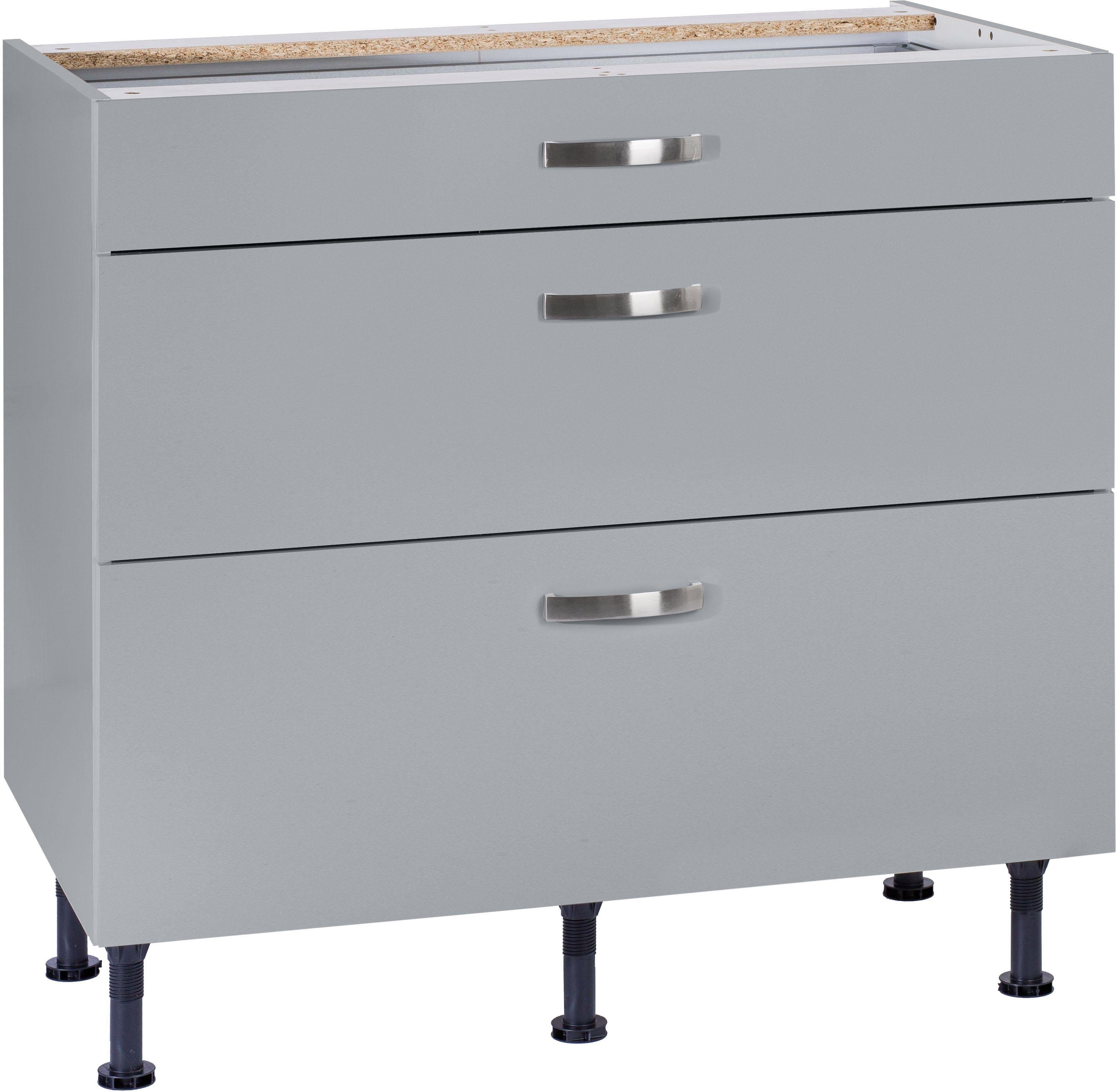 KOCHSTATION Unterschrank "KS-Cara", Breite 90 cm, mit Vollauszügen und Soft günstig online kaufen