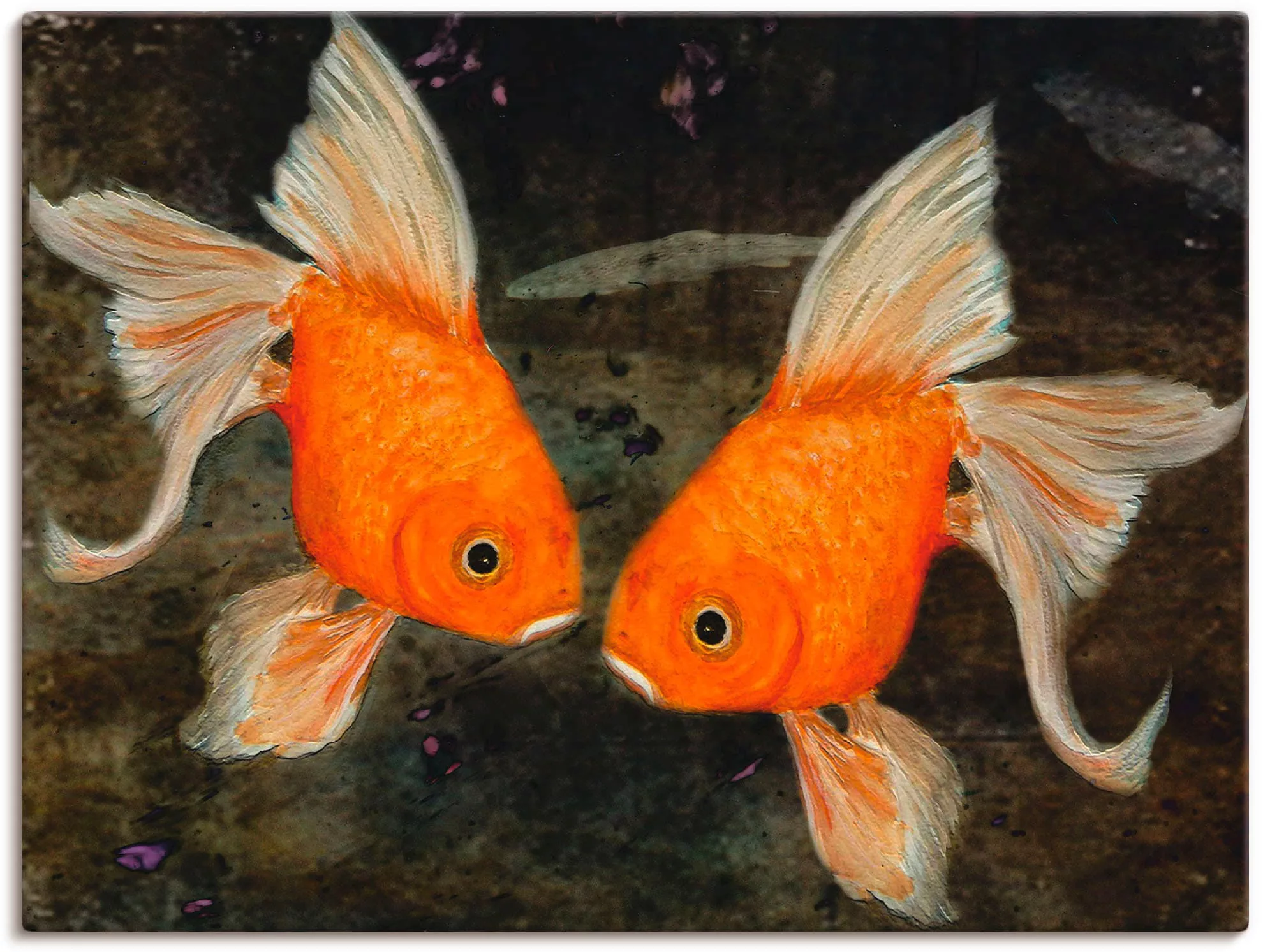 Artland Wandbild »Turtelfische«, Wassertiere, (1 St.), als Leinwandbild, Po günstig online kaufen