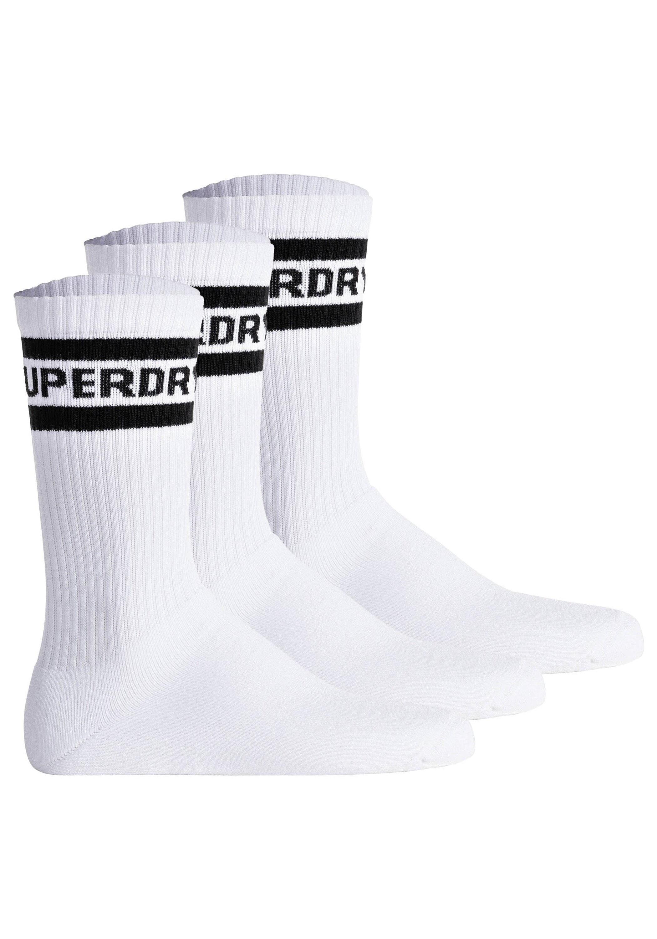 Superdry Kurzsocken "Socken COOLMAX SPORT CREW SOCK 3PK 3er Pack" günstig online kaufen