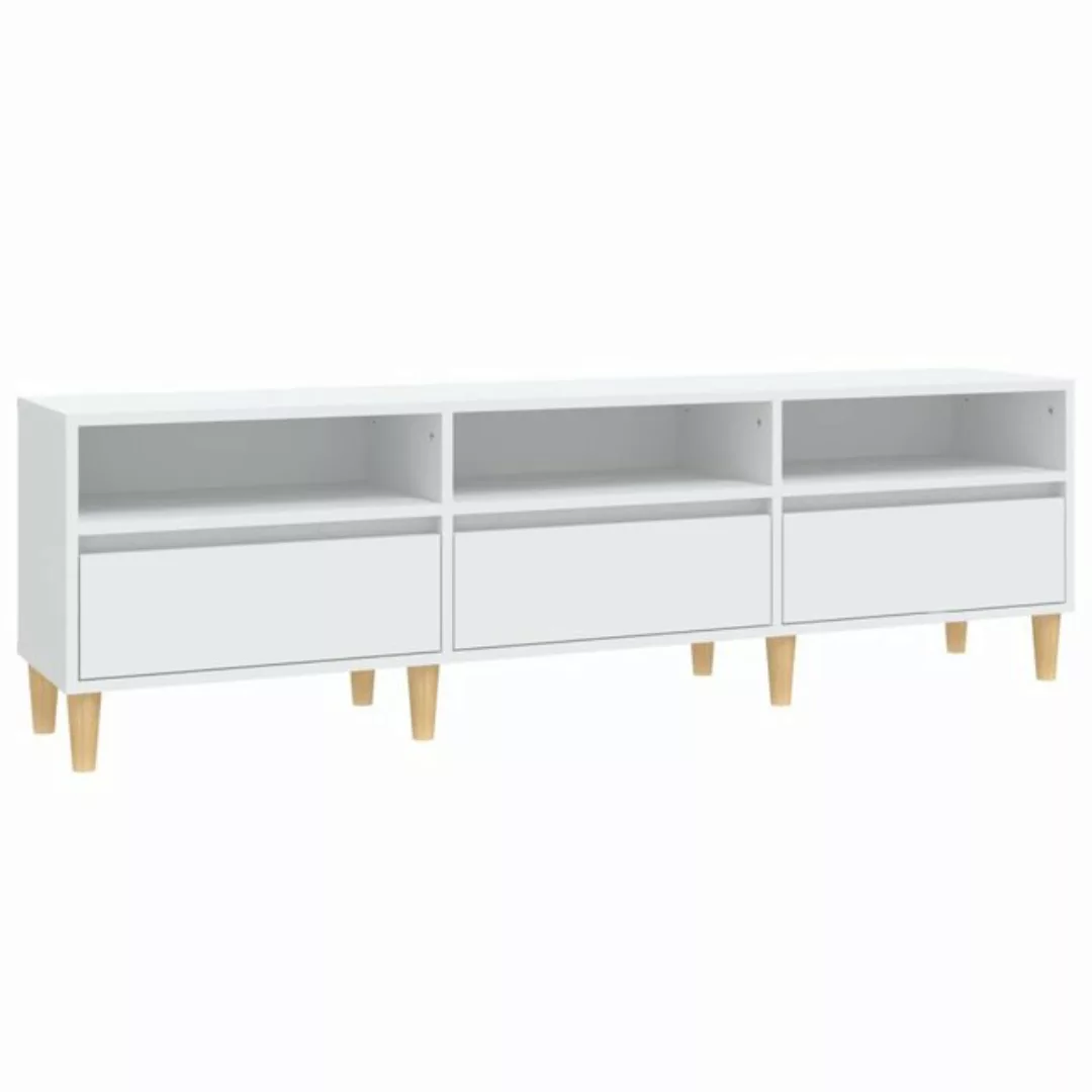 Vidaxl Tv-schrank Weiß 150x30x44,5 Cm Holzwerkstoff günstig online kaufen