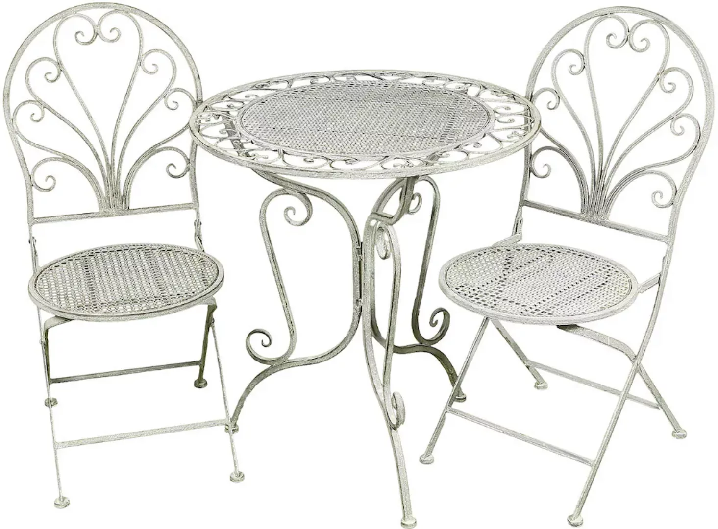 Ambiente Haus Stuhl und Tisch im Set, 3-teilig. günstig online kaufen