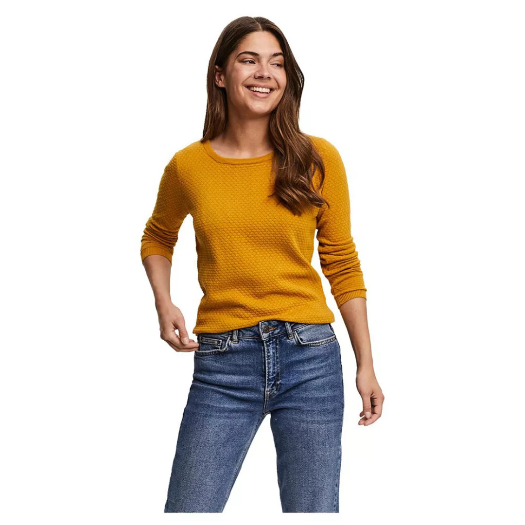 VERO MODA Strukturierter Pullover Damen Grün günstig online kaufen