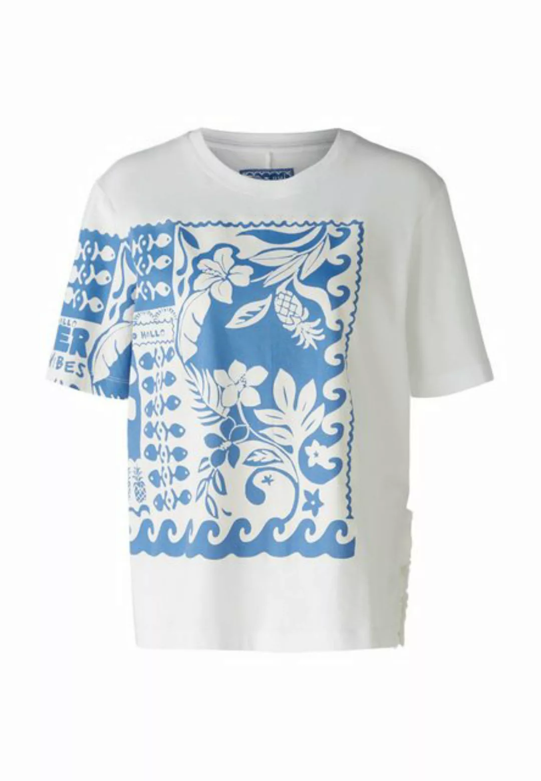 Oui T-Shirt T-Shirt reine Bio-Baumwolle günstig online kaufen