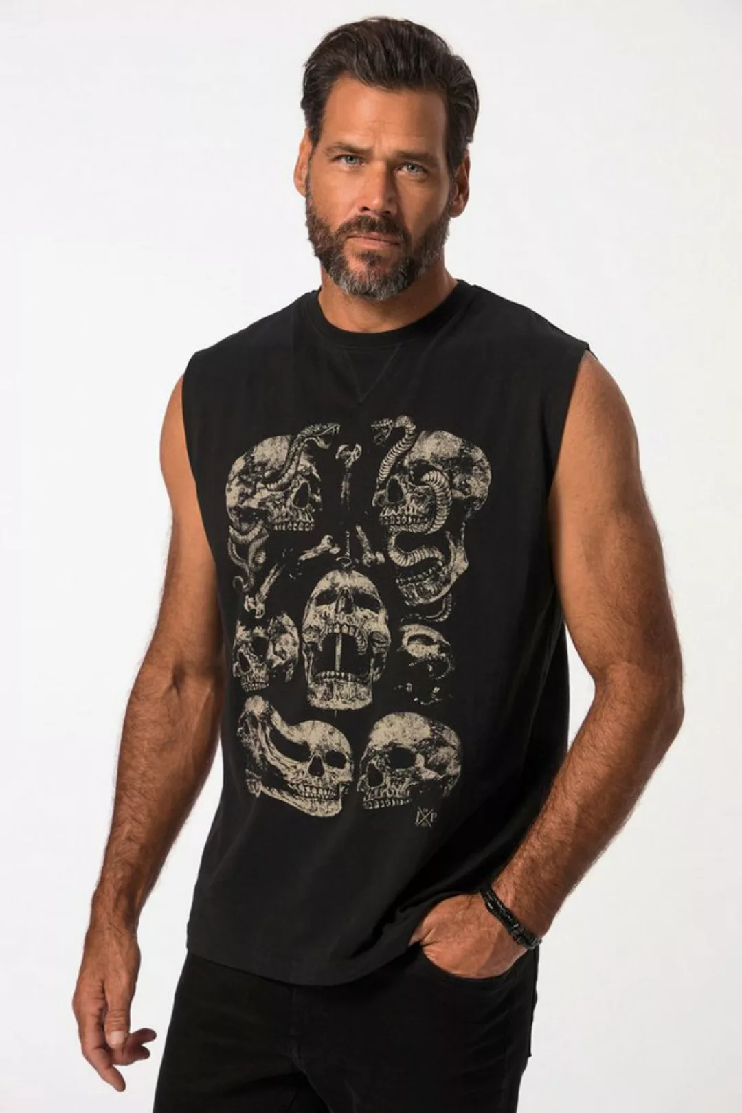 JP1880 T-Shirt Tanktop Brust-Print bis 8 XL günstig online kaufen