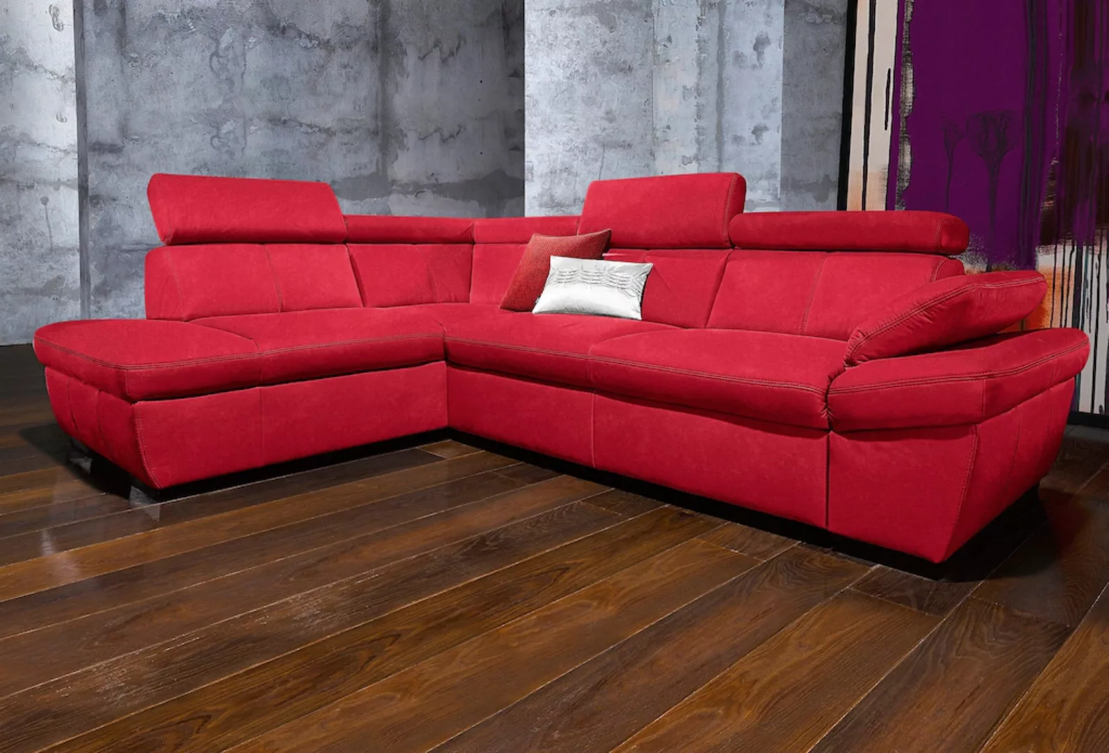 exxpo - sofa fashion Ecksofa "Salerno, klassisch modernes Funktionssofa, ho günstig online kaufen