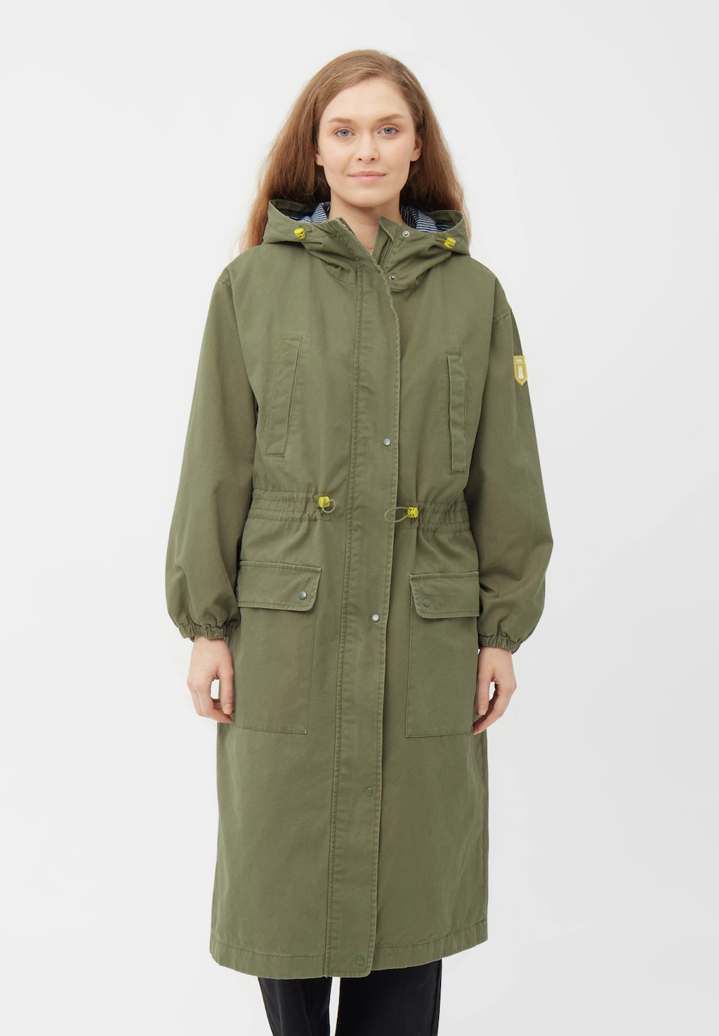 Derbe Langmantel "Milby", Canvas Jacke, Innentasche, Baumwolllining günstig online kaufen