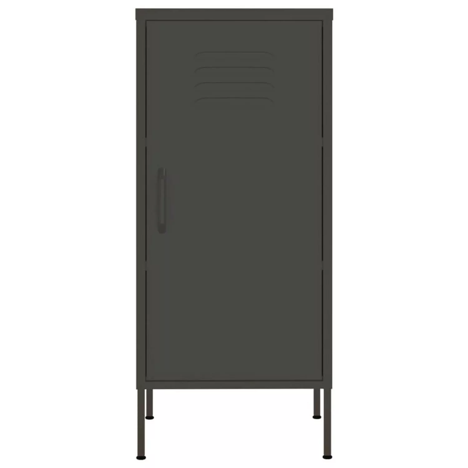 vidaXL Aktenschrank Lagerschrank Anthrazit 42,5x35x101,5 cm Stahl günstig online kaufen