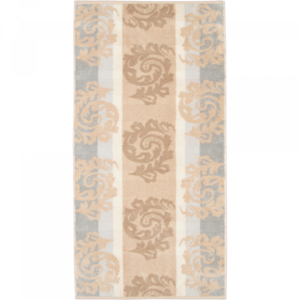 Cawö - Noblesse Cashmere Jacquard 1057 - Farbe: sand - 33 - Handtuch 50x100 günstig online kaufen