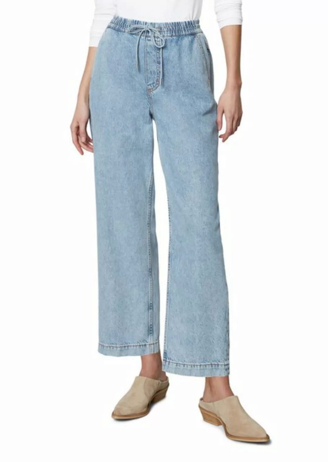 Marc O'Polo Weite Jeans aus Lyocell-Baumwolle-Mix günstig online kaufen