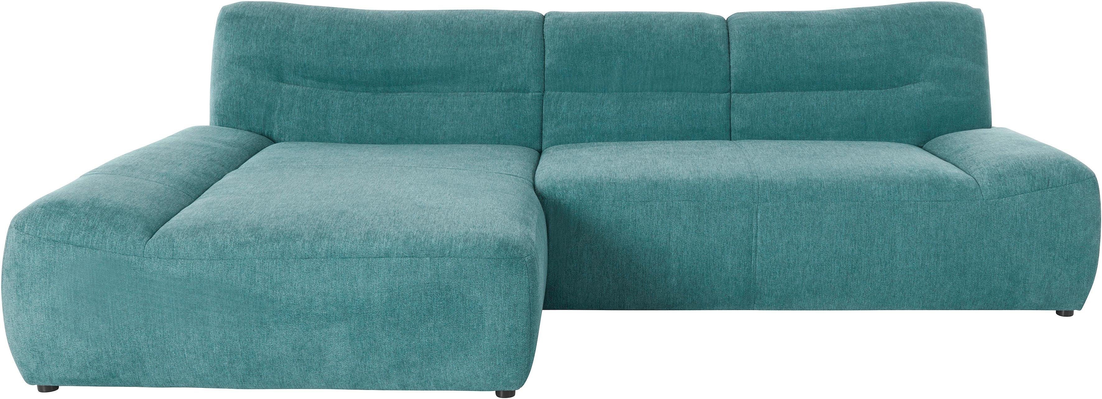 DOMO collection Ecksofa "Cesena moderne Polsterecke mit flachen Armlehnen, günstig online kaufen