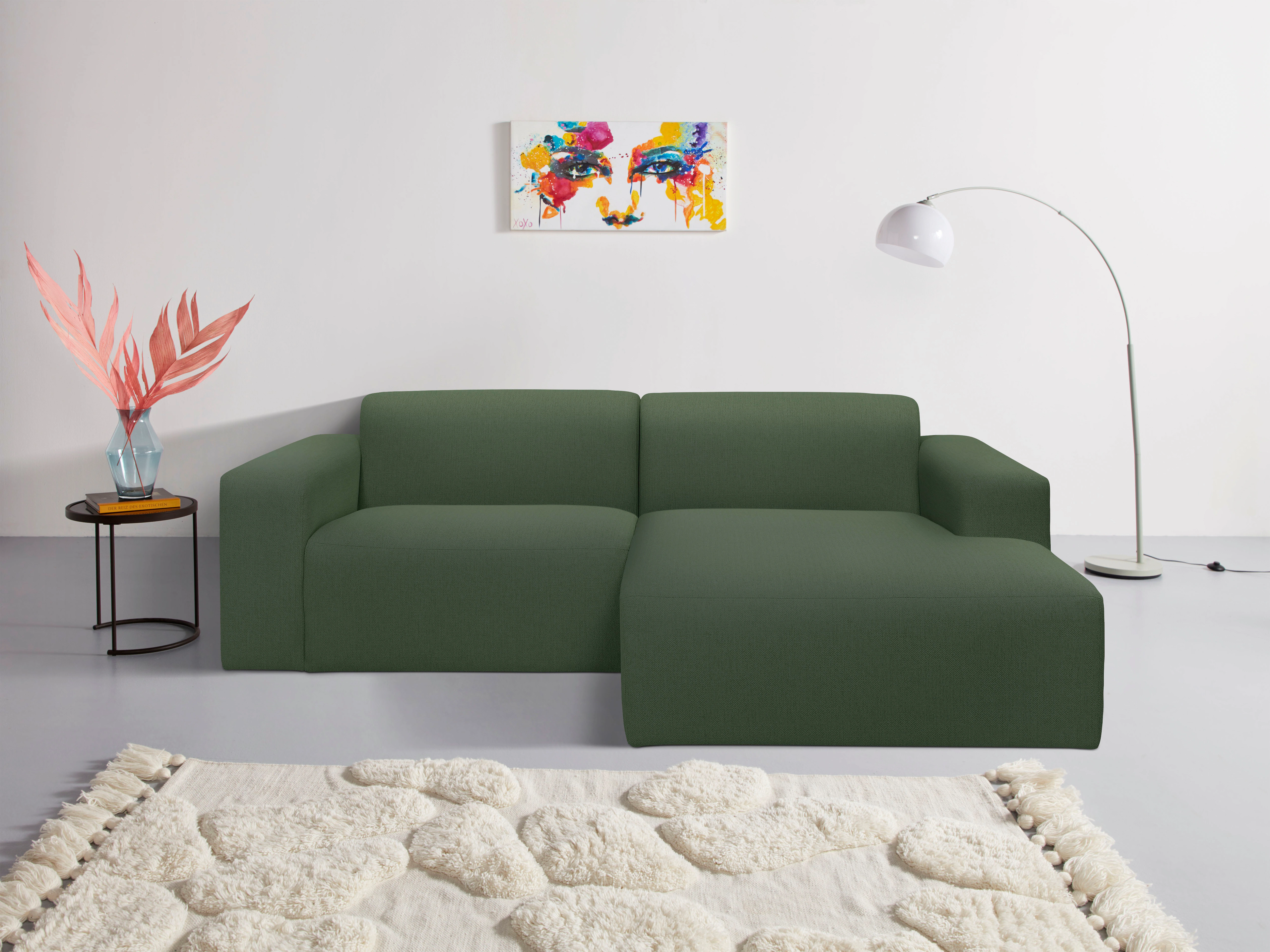 INOSIGN Ecksofa "Koa,228cm, L-Form, Modulsofa, Webstoff, Cord", Designsofa günstig online kaufen