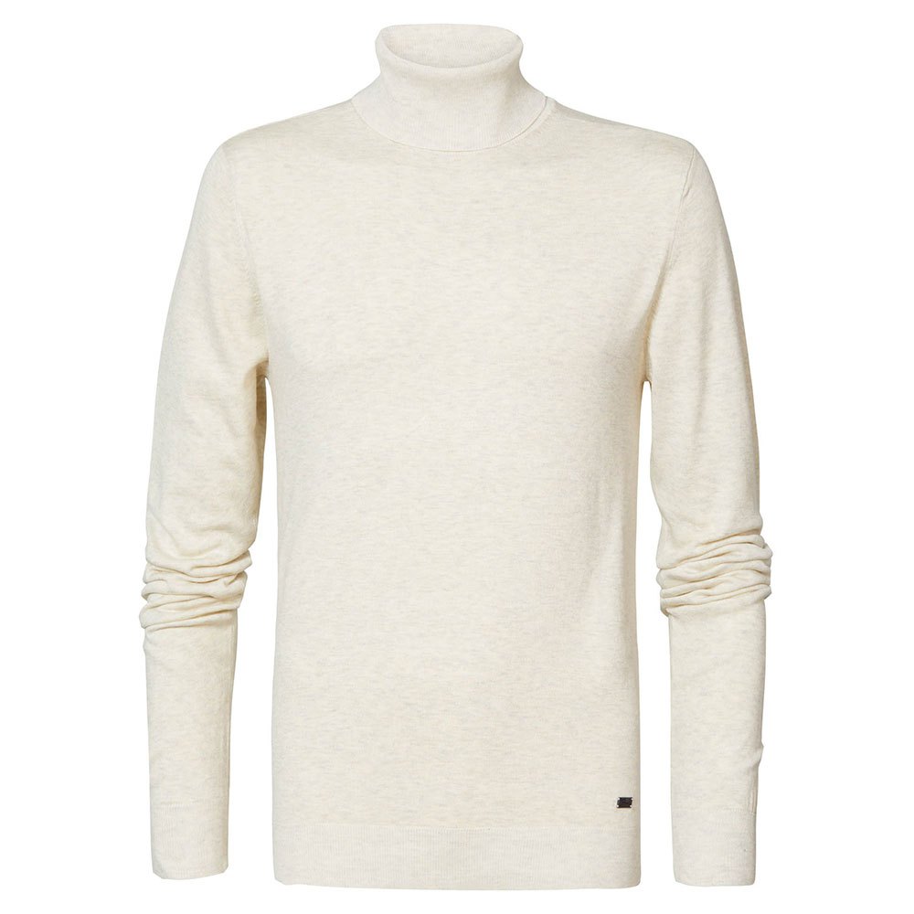 Petrol Industries Stehkragen Sweater S Antique White Melee günstig online kaufen