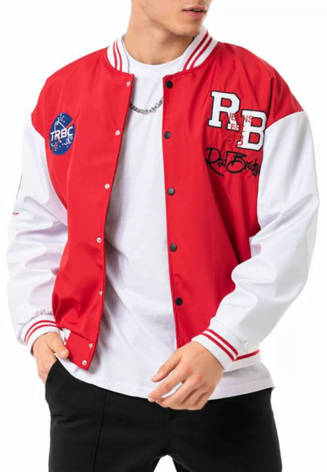 RedBridge Collegejacke im sportlichen Varsity-Look Baseballjacke Lässiger O günstig online kaufen