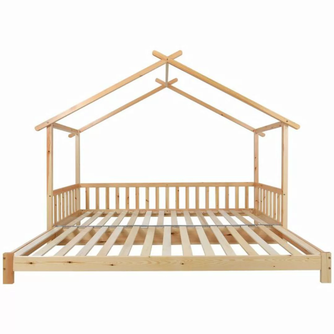 DOPWii Kinderbett 200x90cm Erweiterbares Baumhausbett, Hausbett, Kinderbett günstig online kaufen