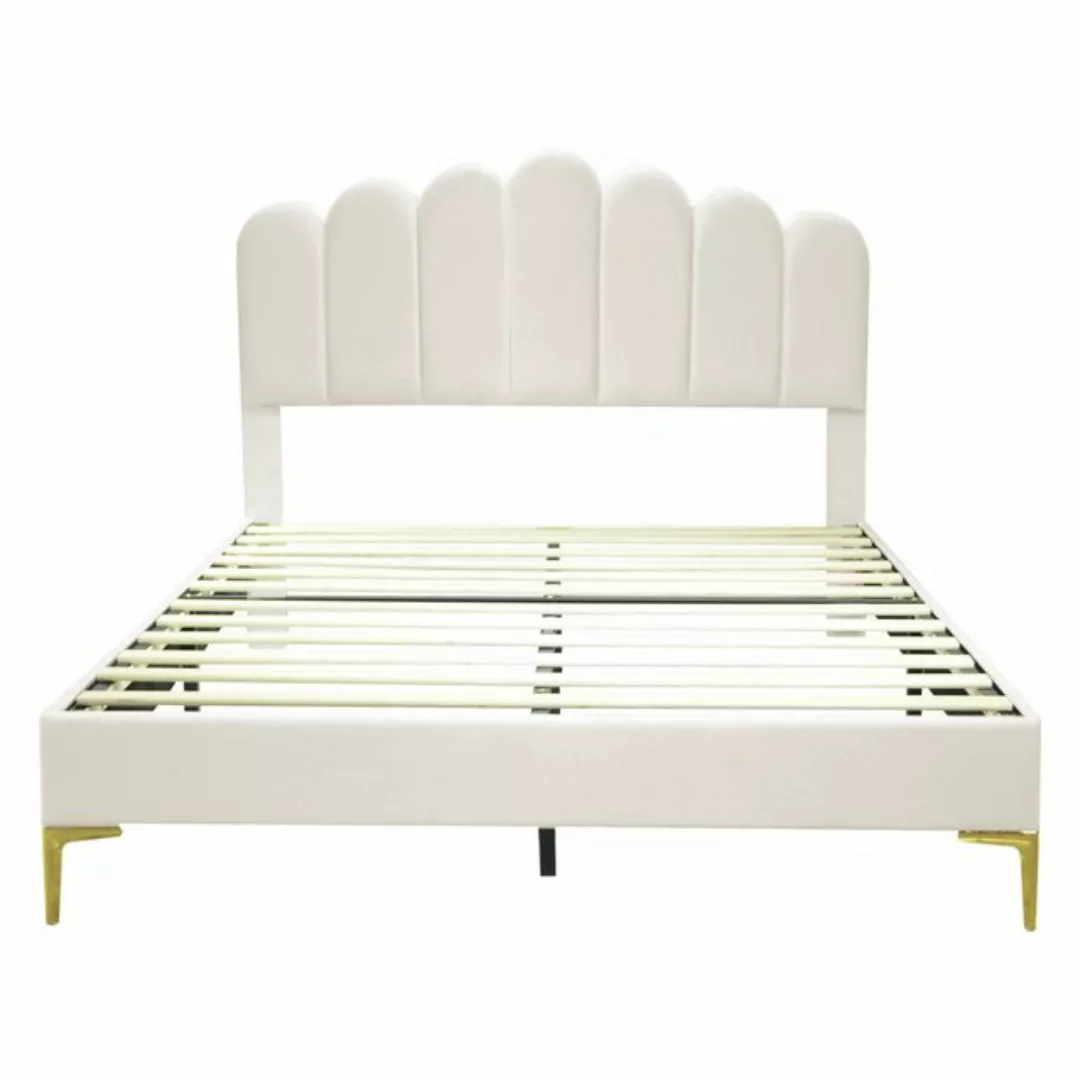 IDEASY Polsterbett Doppelbett, Jugendbett, Gästebett, 140 x 200 cm, hautfre günstig online kaufen