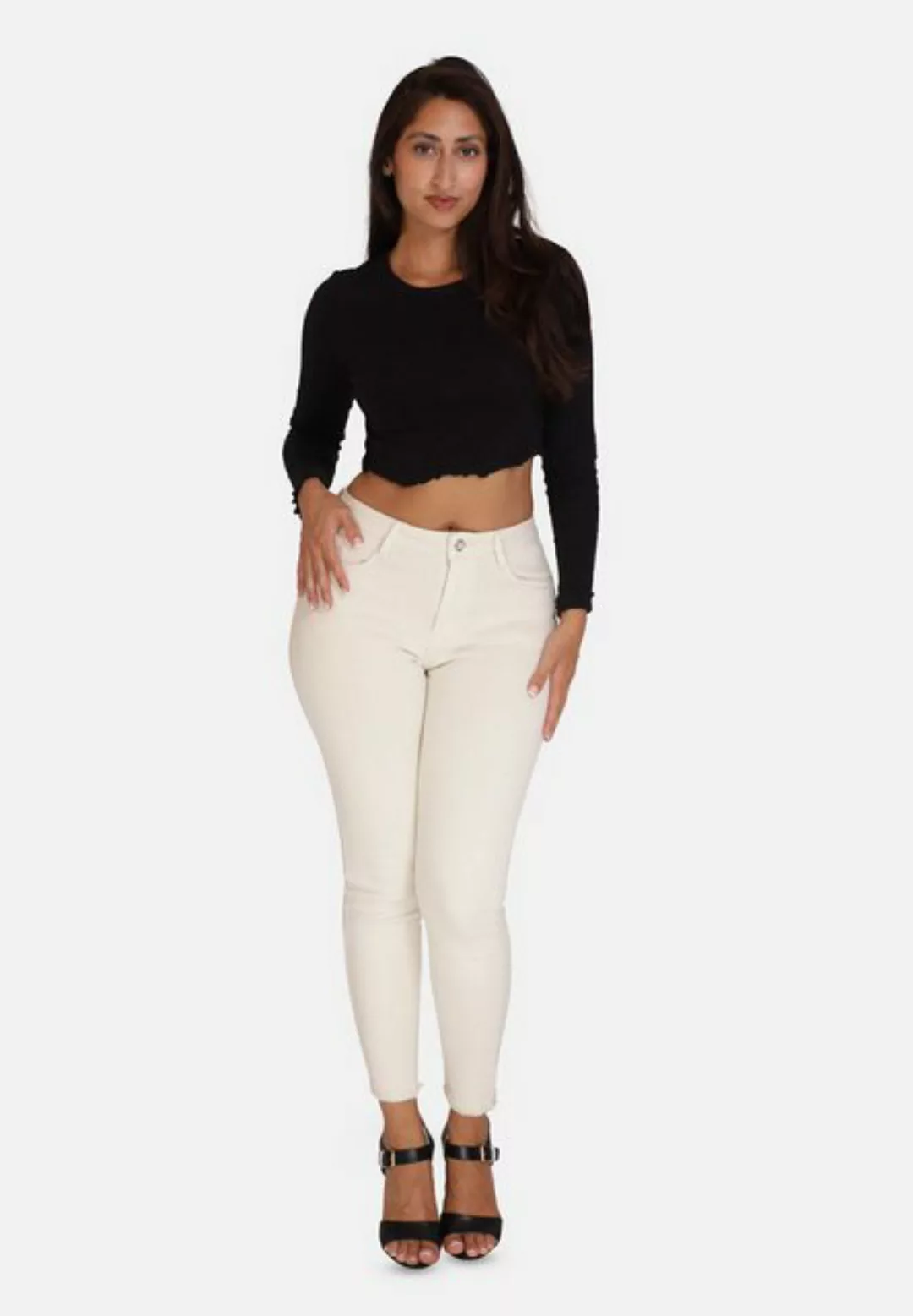 Elara High-waist-Jeans Elara Damen Highwaist Push-Up Hose (1-tlg) günstig online kaufen