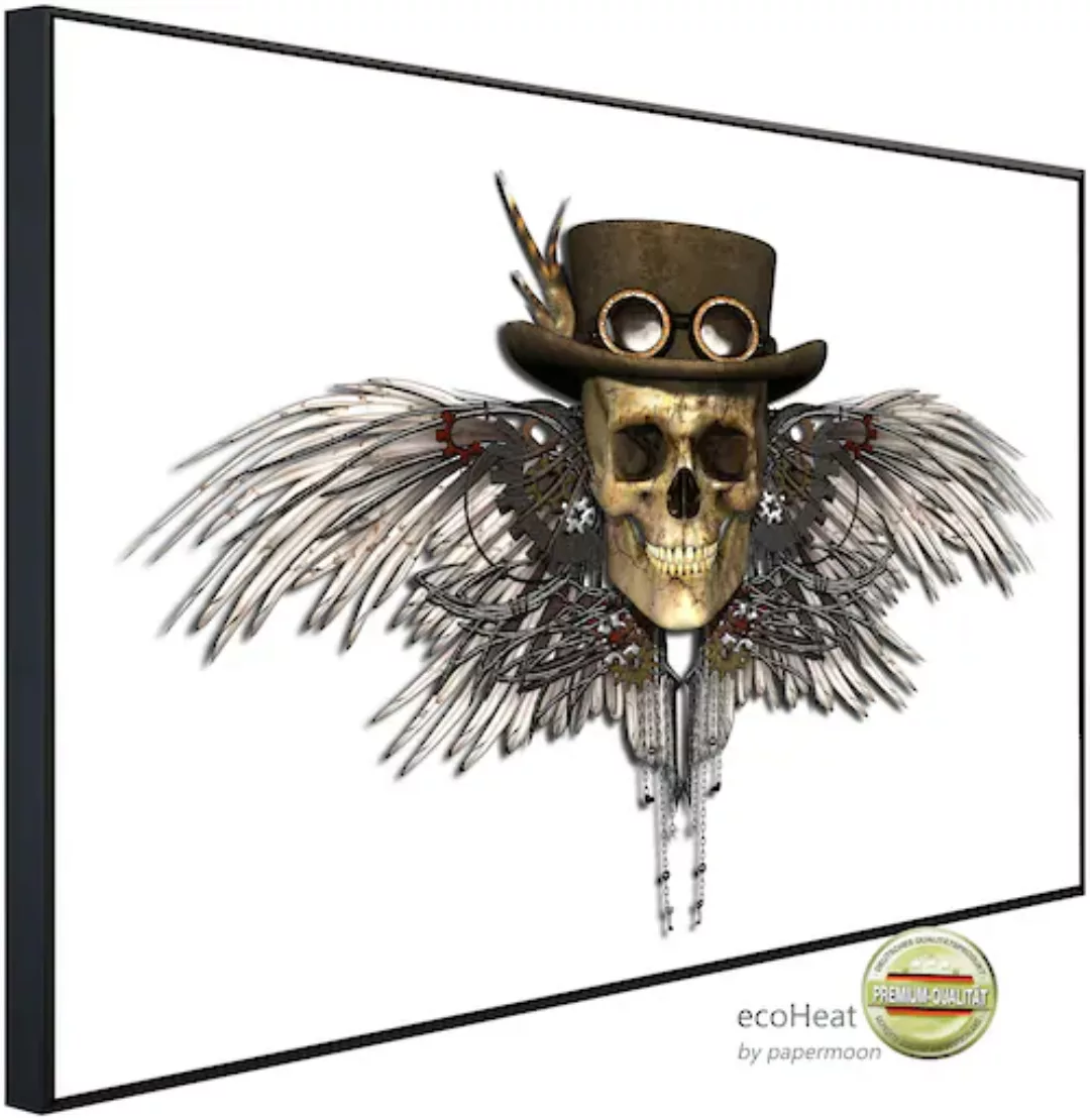 Papermoon Infrarotheizung »Steampunk totenkopf«, sehr angenehme Strahlungsw günstig online kaufen