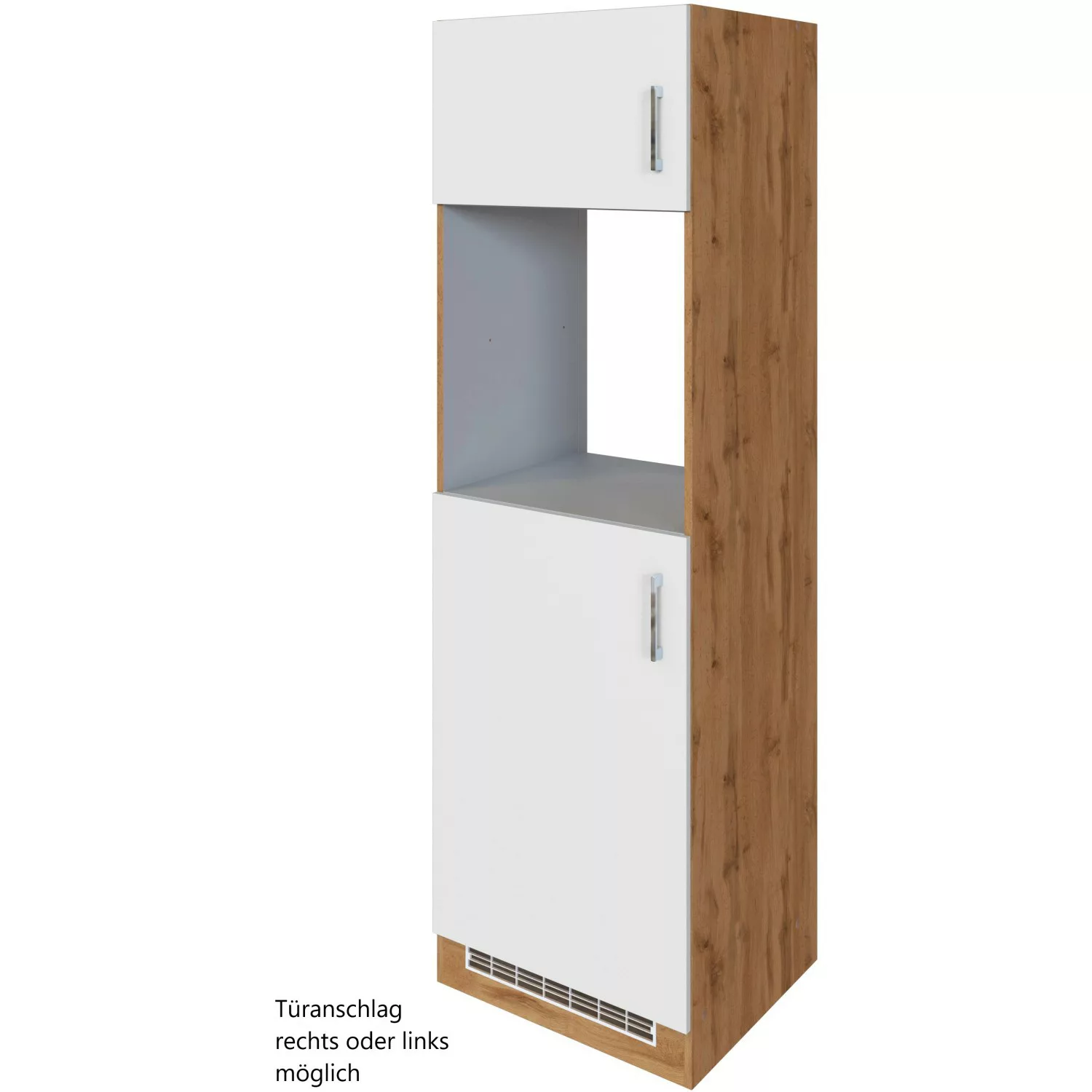 Held Möbel Ofen-Kühlschrankumbau Sorrento B60 x H200 x T60 cm Wotaneiche-Gr günstig online kaufen