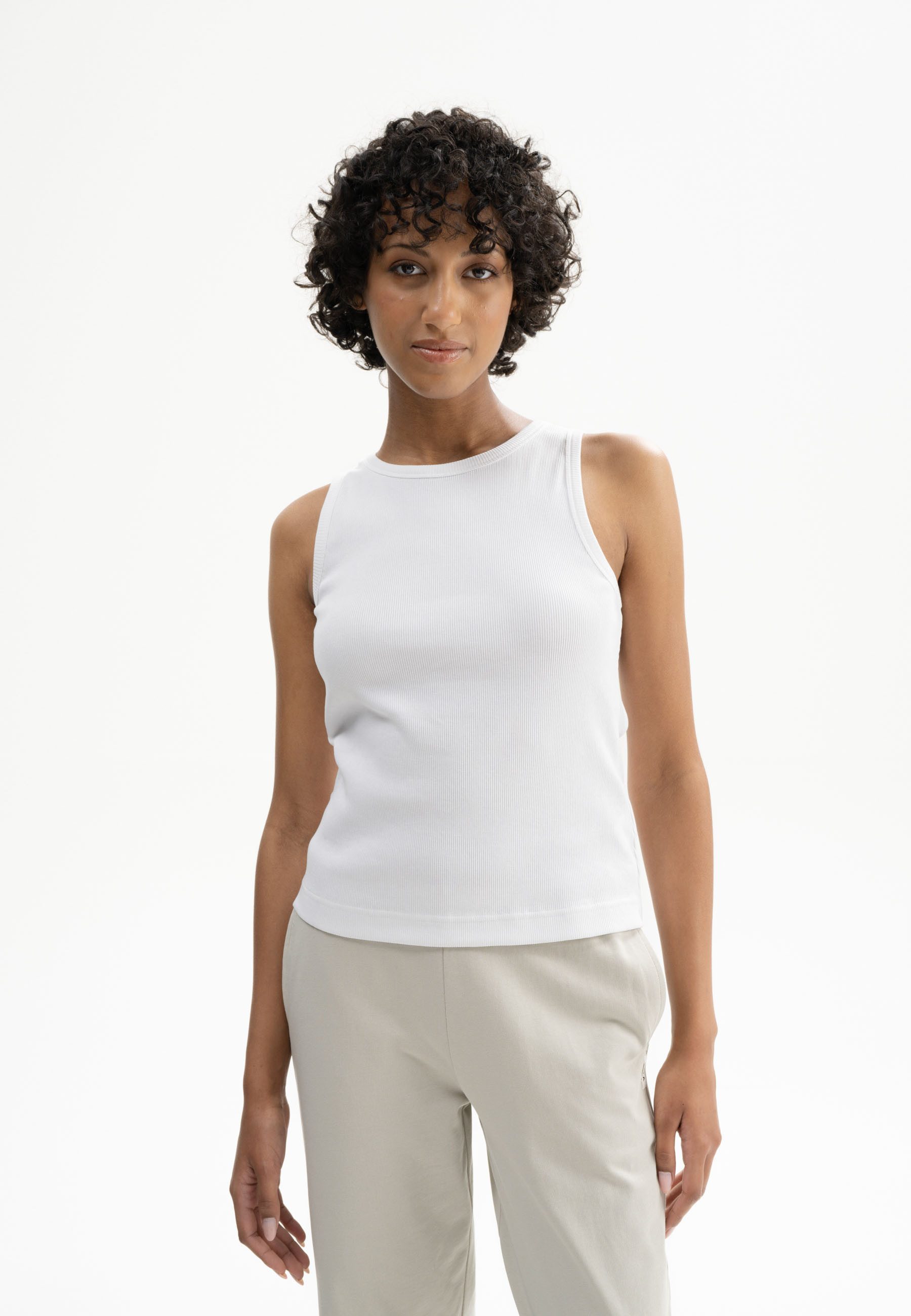 MELA Tanktop Ripp Tanktop DRISNA Ärmellos günstig online kaufen