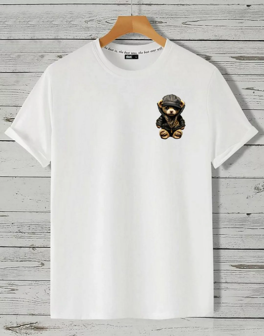 RMK T-Shirt Herren Shirt Sommer Teddybär Bär Bear aus Baumwolle günstig online kaufen