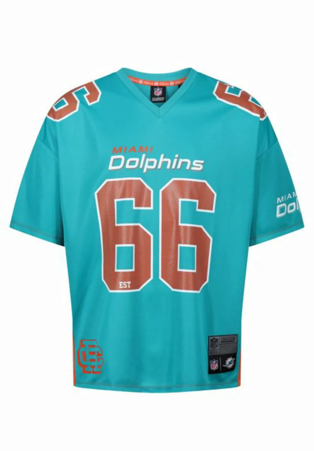 Recovered T-Shirt NFL Dolphins Est 66 Oversized günstig online kaufen