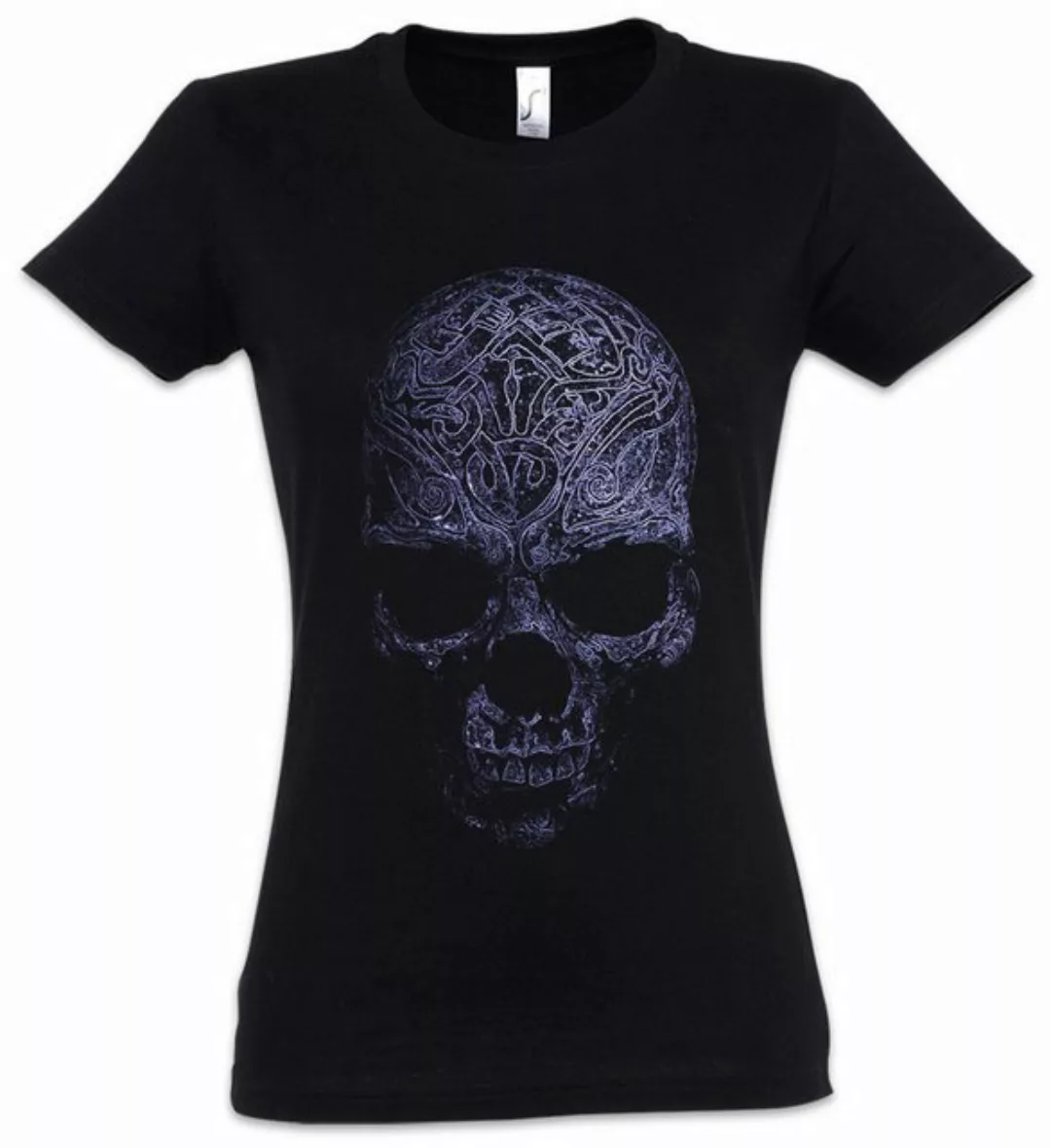 Urban Backwoods Print-Shirt Ornament Skull II Damen T-Shirt Shirt Schädel D günstig online kaufen