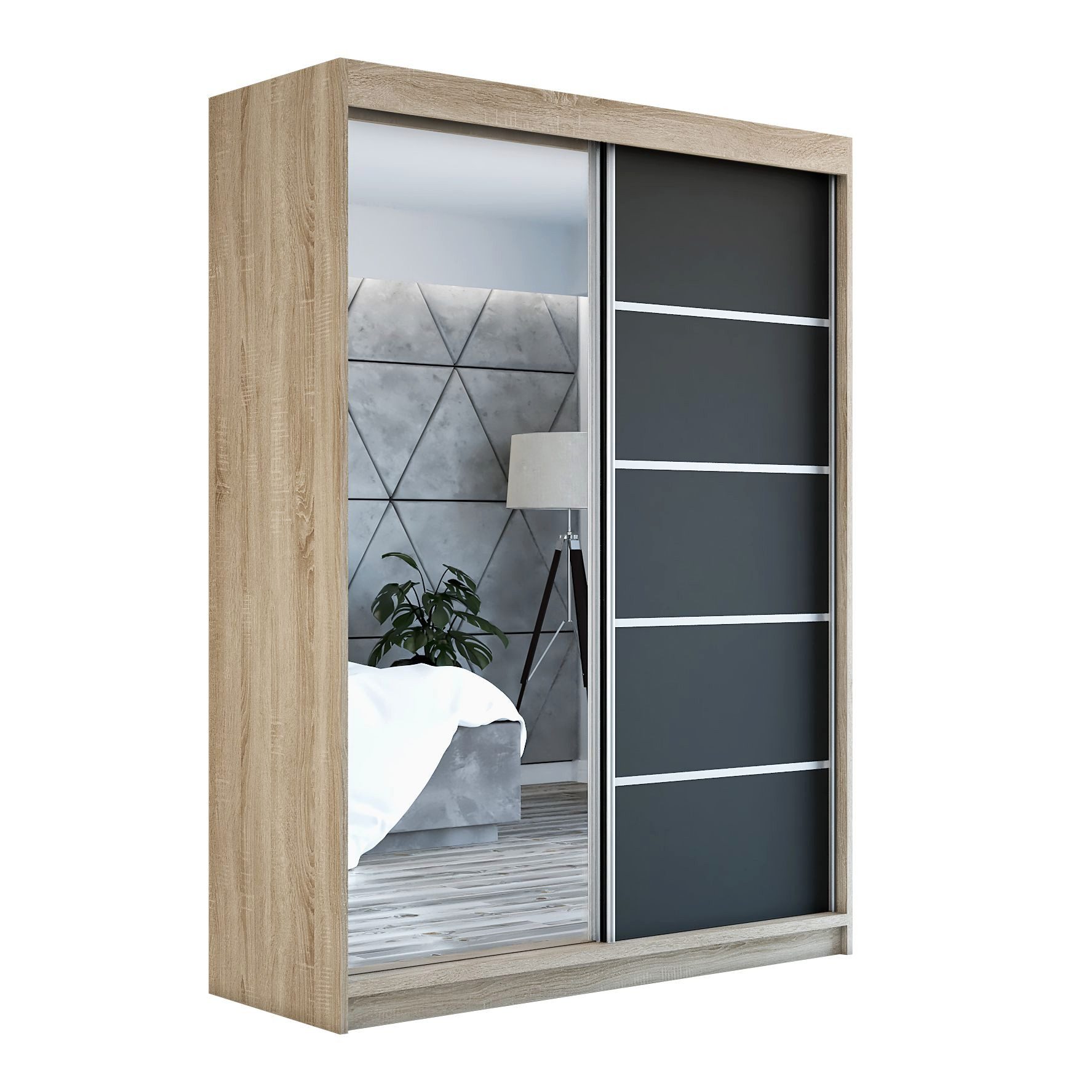 A&J MöbelLand GmbH Schwebetürenschrank GAP 160 günstig online kaufen
